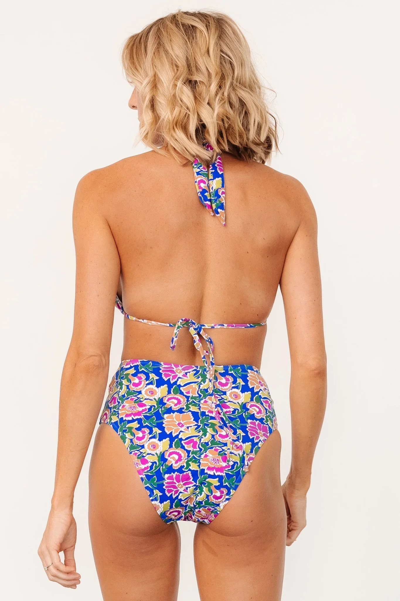 Kas Bikini Top — Blue + Multi Floral Ruched Swim 4 Kas Bikini Top — Blue + Multi Floral Ruched Swim