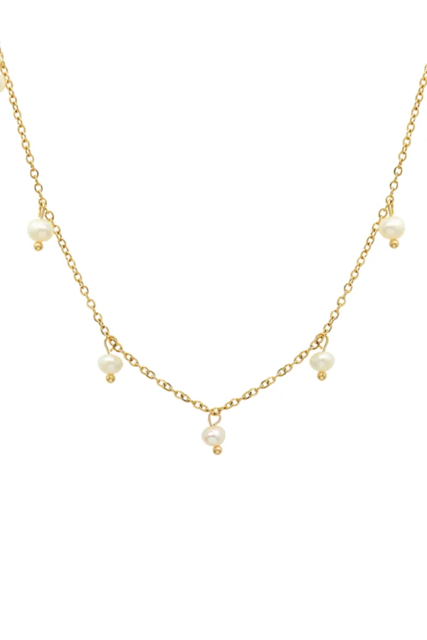 Rosie Pearl Necklace - 18K Gold, Petite Pearls