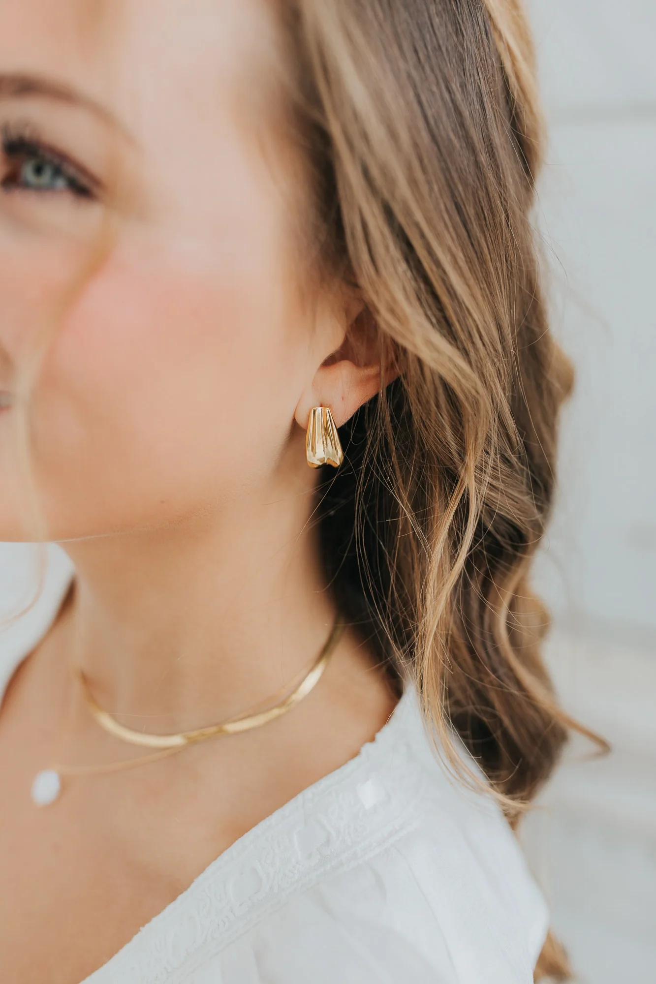The Sicily Hoop - 18K Gold over Titanium