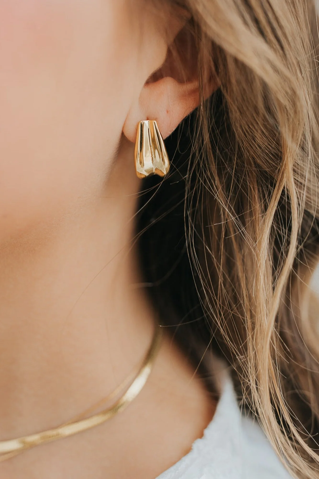 The Sicily Hoop - 18K Gold over Titanium