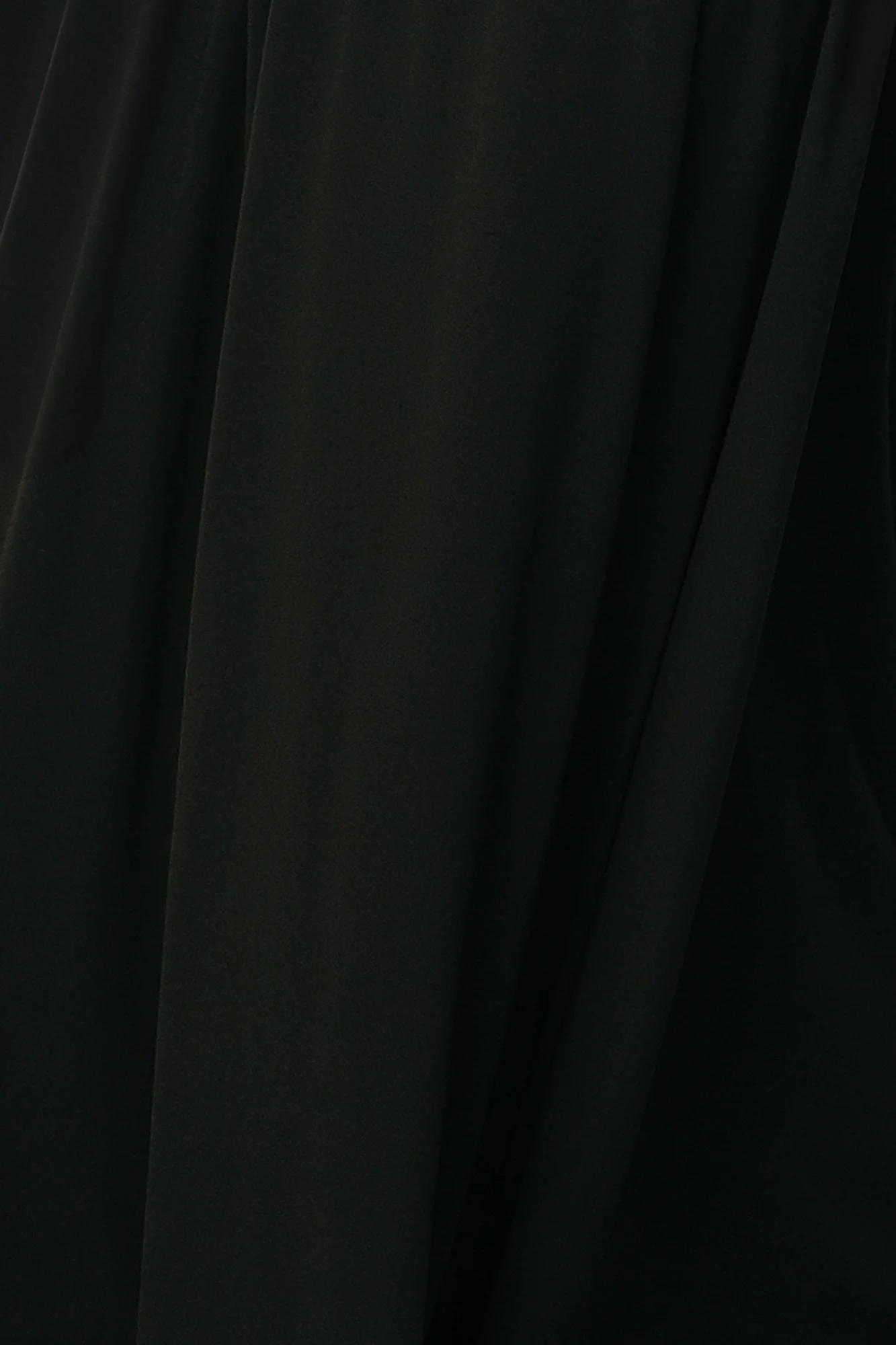 Birdie Chiffon Fabric Swatch — Black