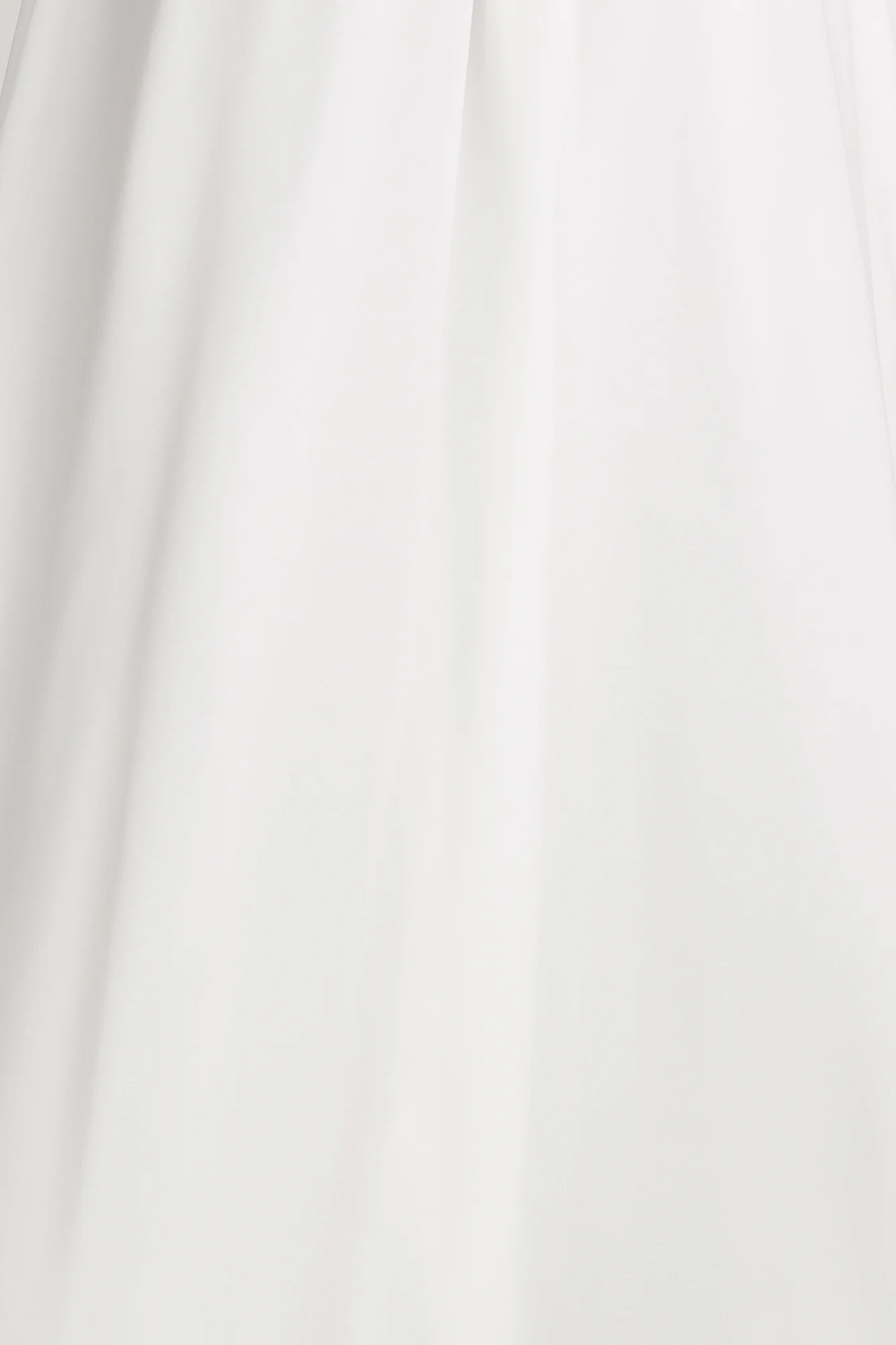 Birdie Chiffon Fabric Swatch — White
