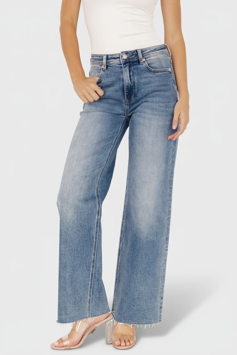 Noah High-Rise Straight Leg Jeans, Medium Wash 14 Noah High-Rise Straight Leg Jeans, Medium Wash