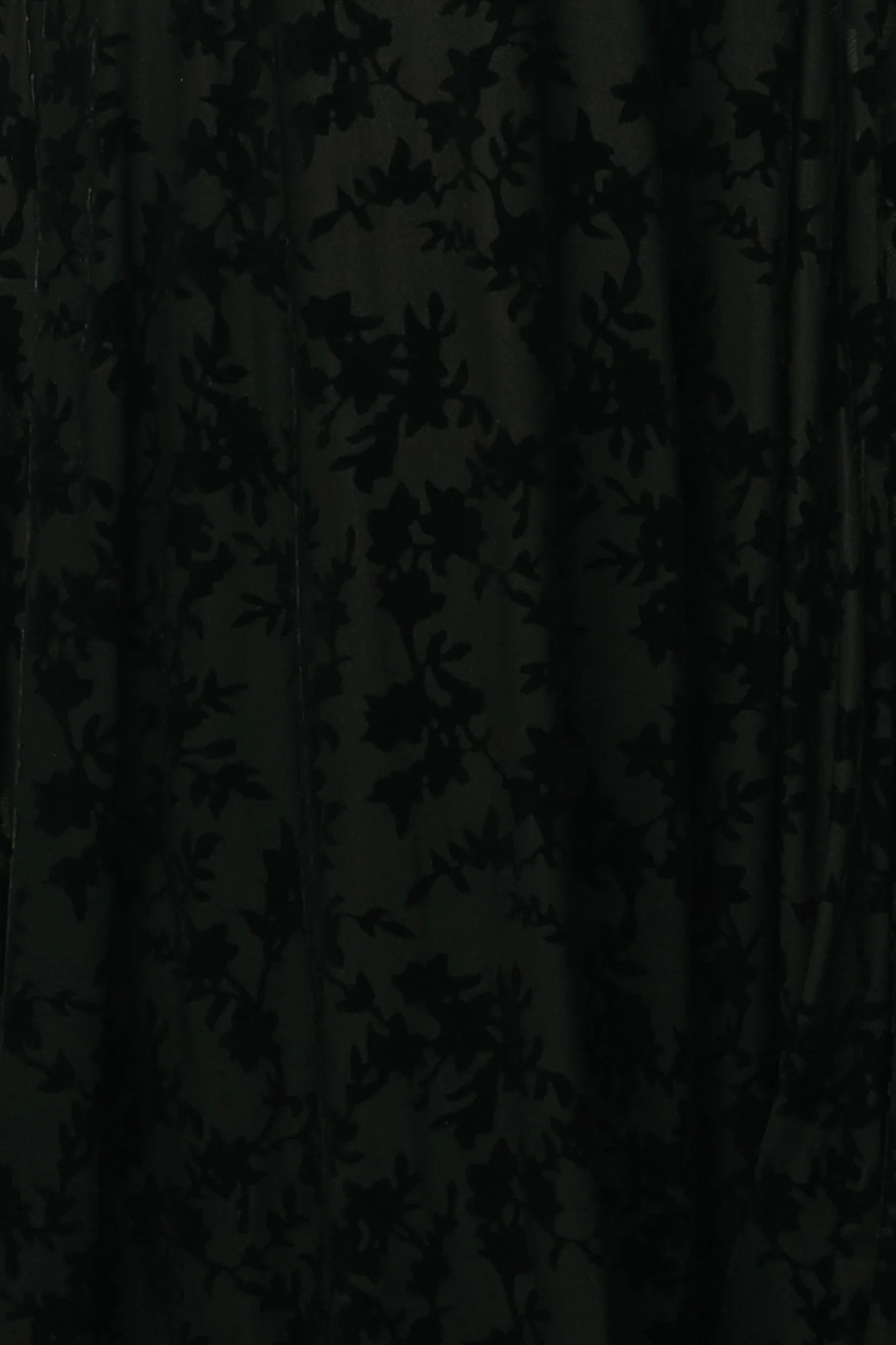 Everley Velvet Fabric Swatch - Black