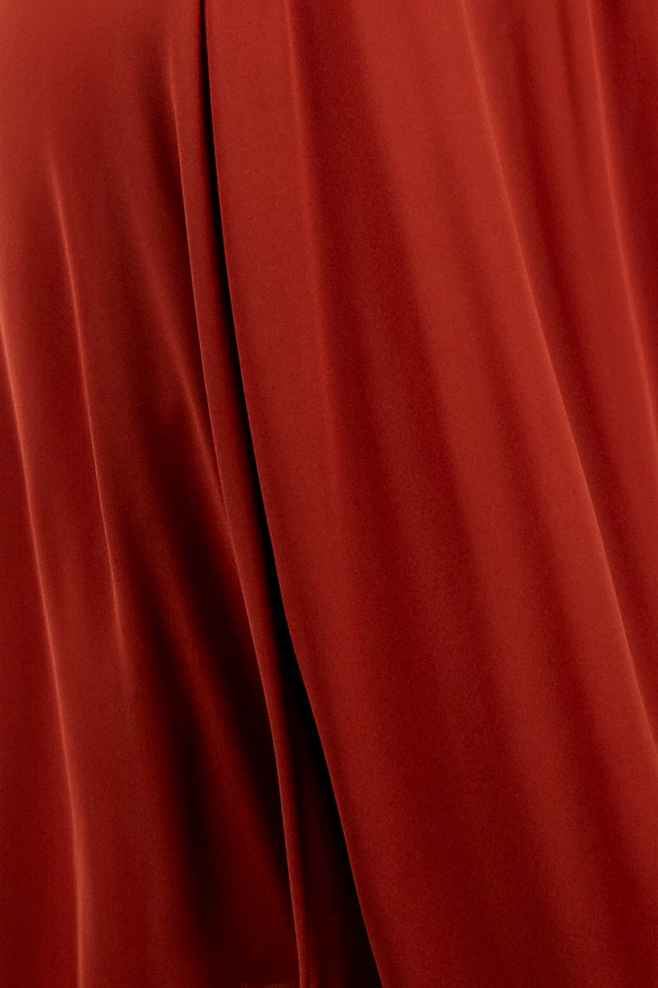 Giselle Chiffon Fabric Swatch — Rust Sample