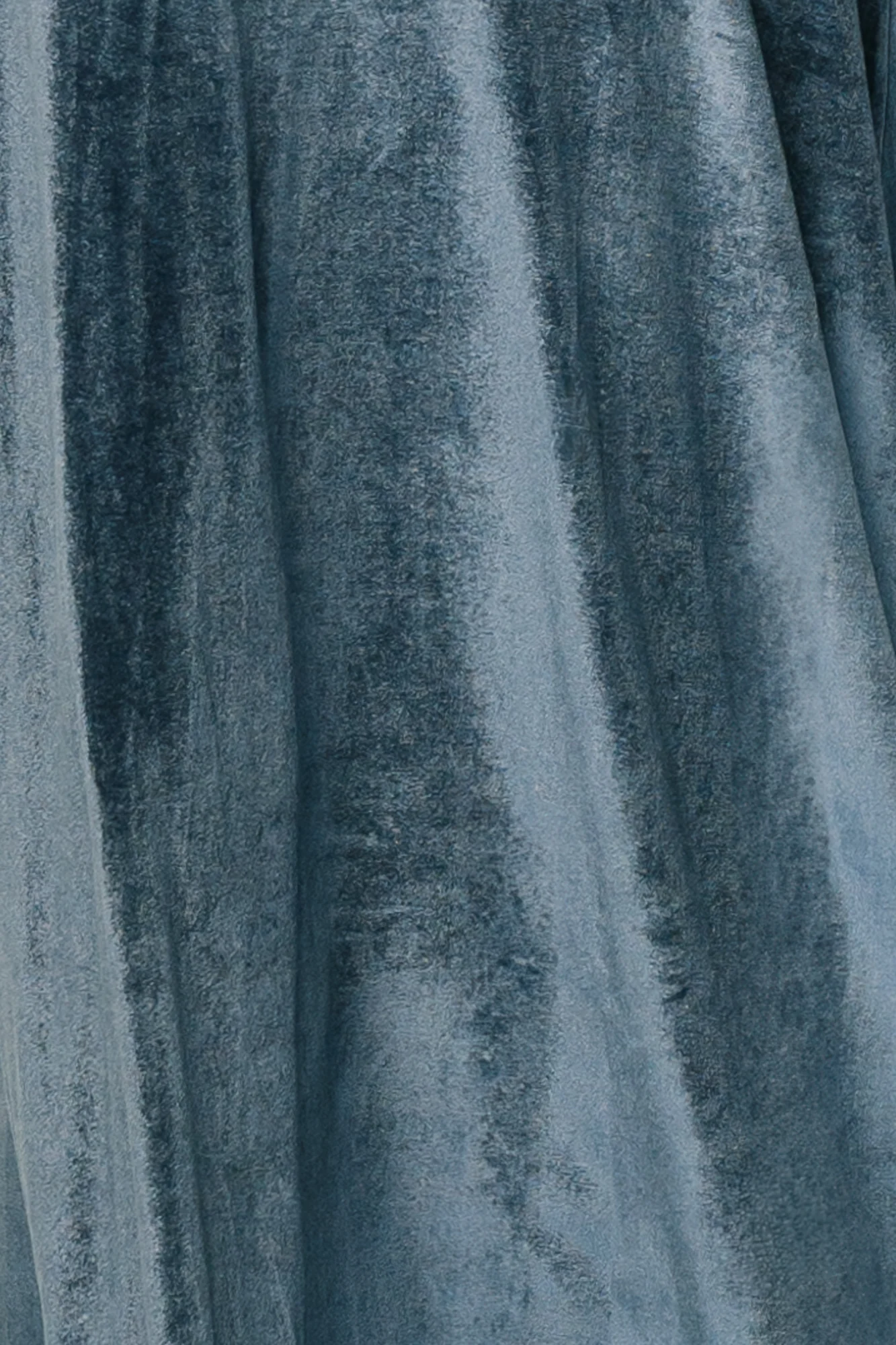 Katelyn Velvet Fabric Swatch - Blue Sample