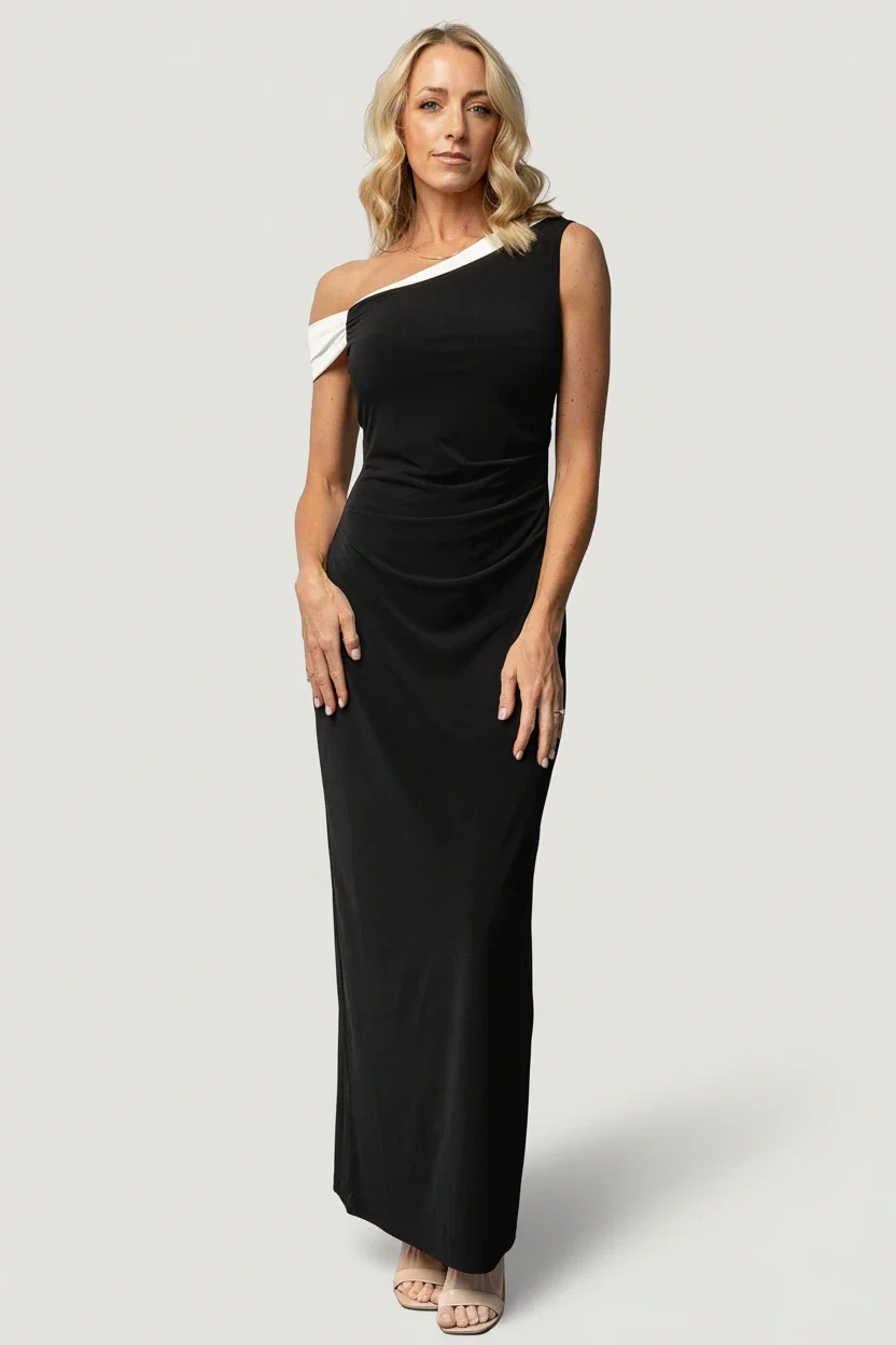 Valena Maxi Dress — Black + Ivory 15 Valena Maxi Dress — Black + Ivory