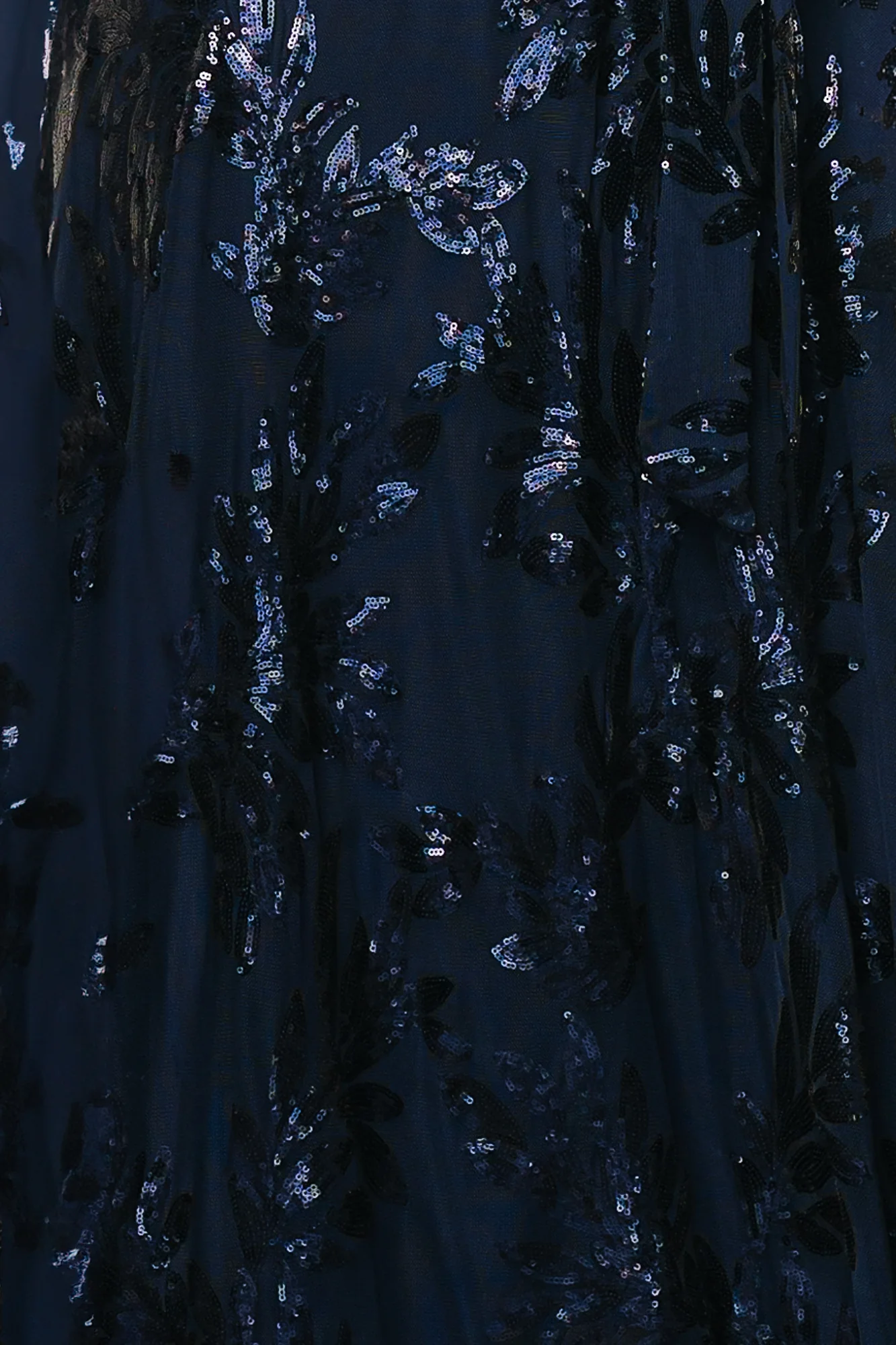Muse Sequin Fabric Swatch - Navy Sample