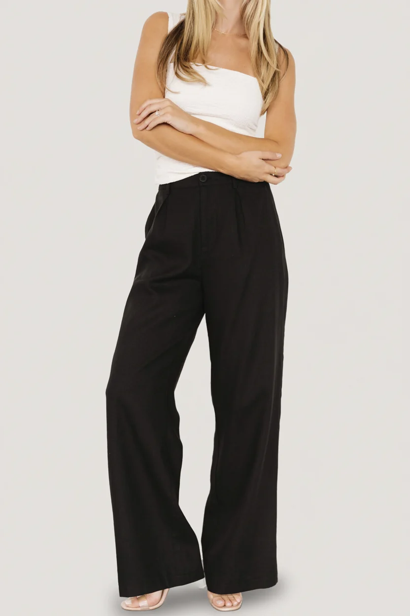 Malin Wide Leg Pants - Linen Trousers 7 Malin Wide Leg Pants - Linen Trousers