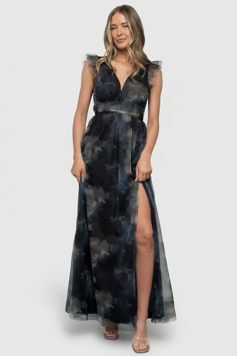 Adelyn Maxi Dress - Midnight Floral Maxi