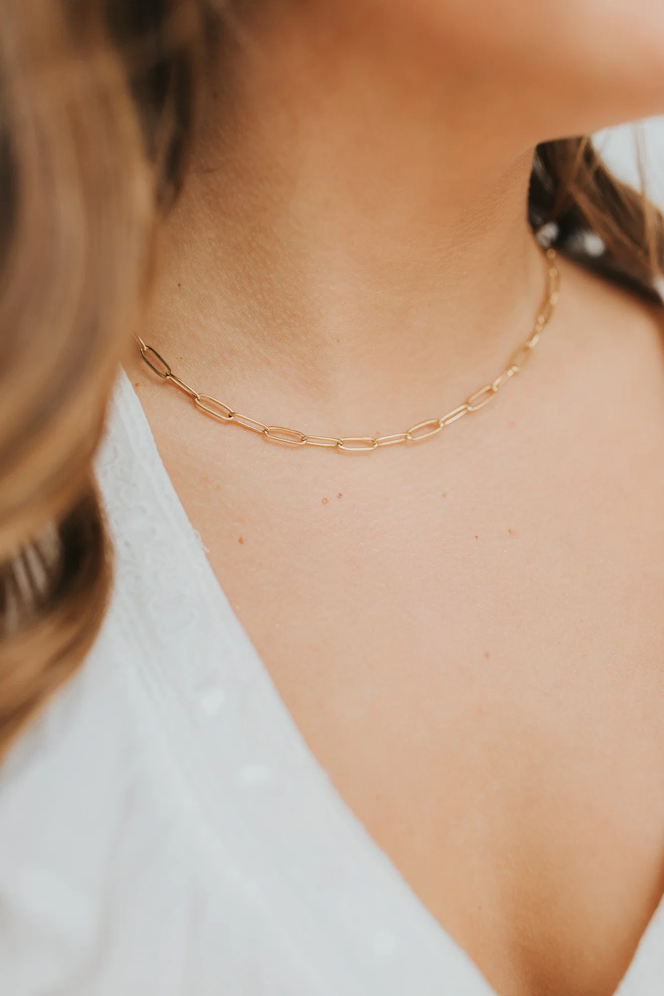The Eloise Necklace — 18K Gold Link Necklace