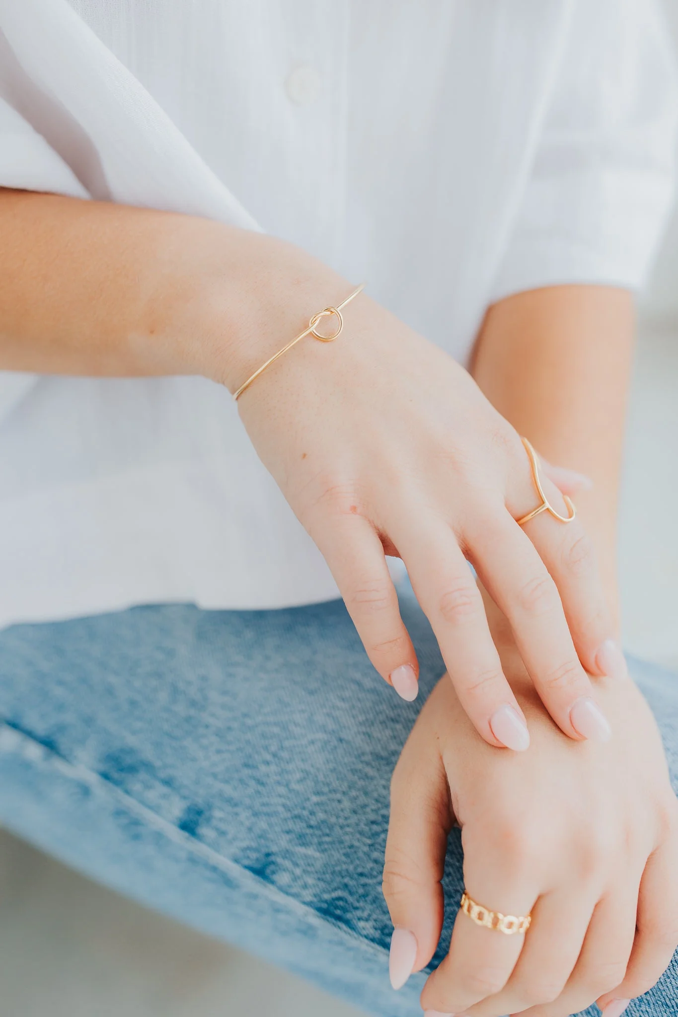 The Kate Bangle — 18K Gold Over Titanium Cuff 6 The Kate Bangle — 18K Gold Over Titanium Cuff