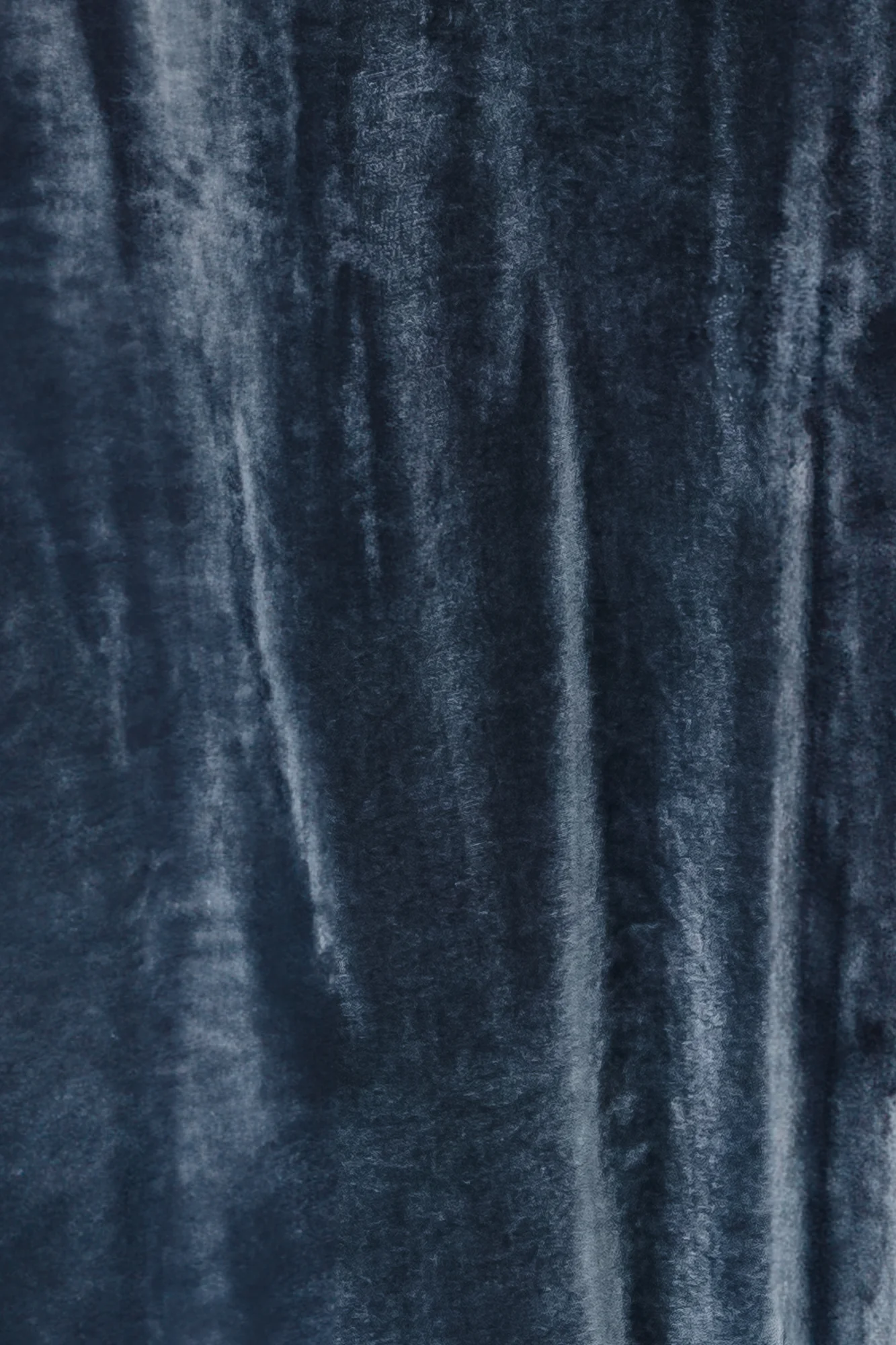 Tatiana Velvet Swatch — Slate Blue Sample