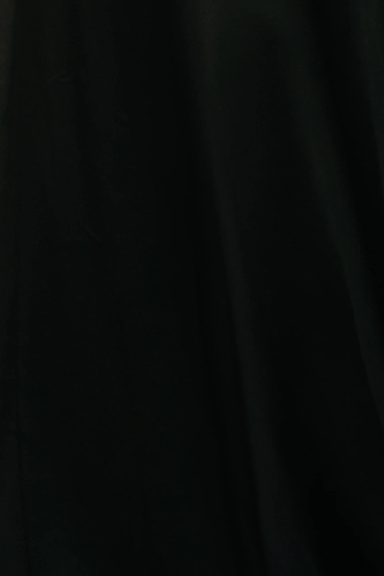 Vara Satin Fabric Swatch - Black Sample 3x4in