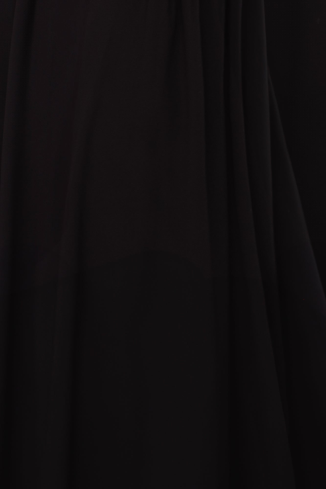 Elise Chiffon Fabric Swatch - Black