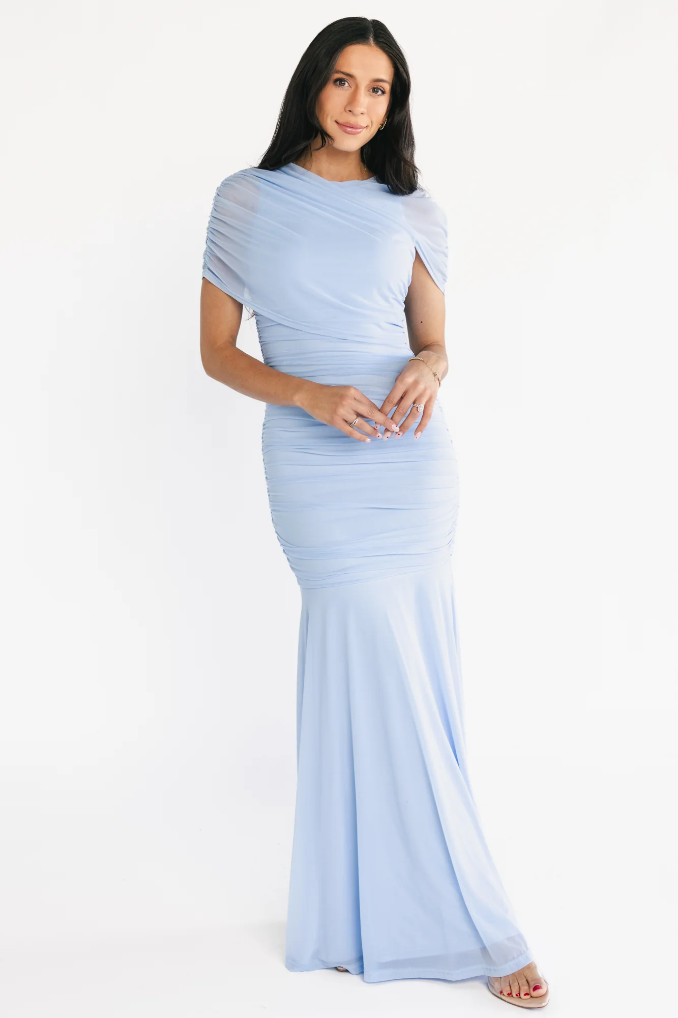 Serenade Maxi Dress — Light Blue Mermaid Gown