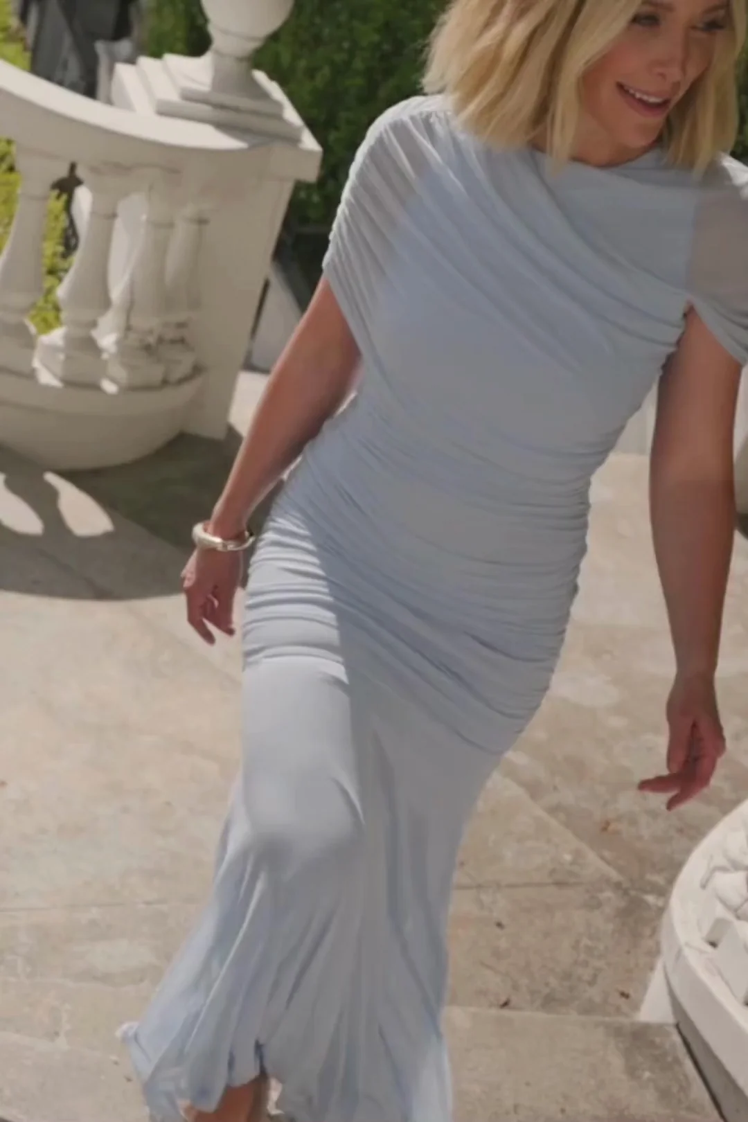 Serenade Maxi Dress — Light Blue Mermaid Gown