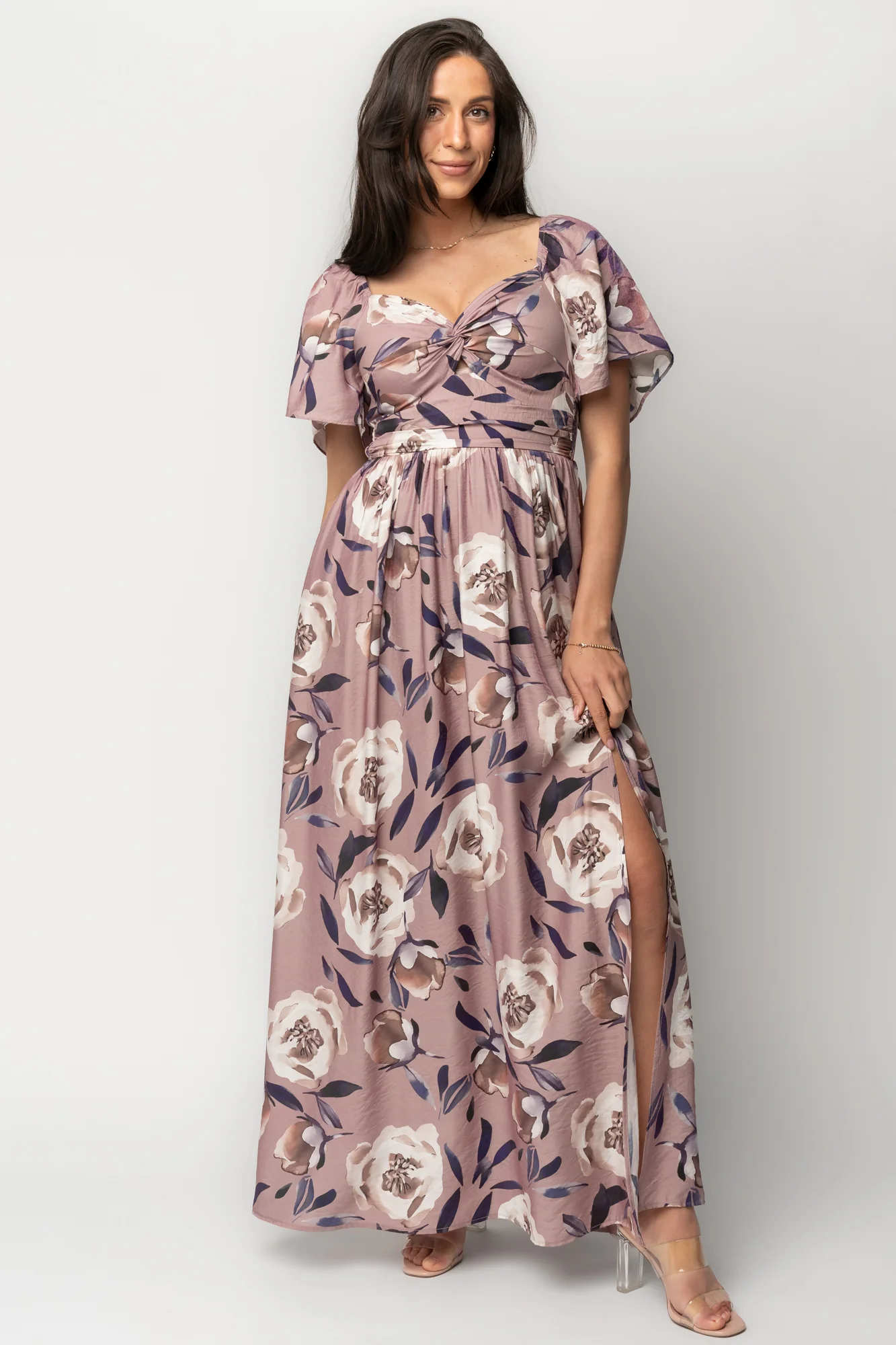 Aveline Maxi Dress | Dusty Mauve Floral 16 Aveline Maxi Dress | Dusty Mauve Floral
