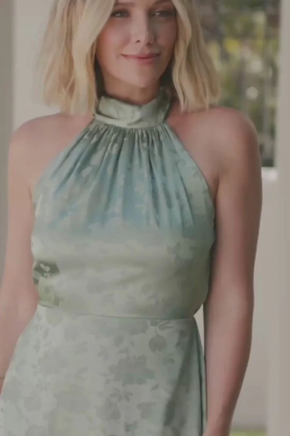 Milan Halter Maxi Dress | Sage 3 Milan Halter Maxi Dress | Sage