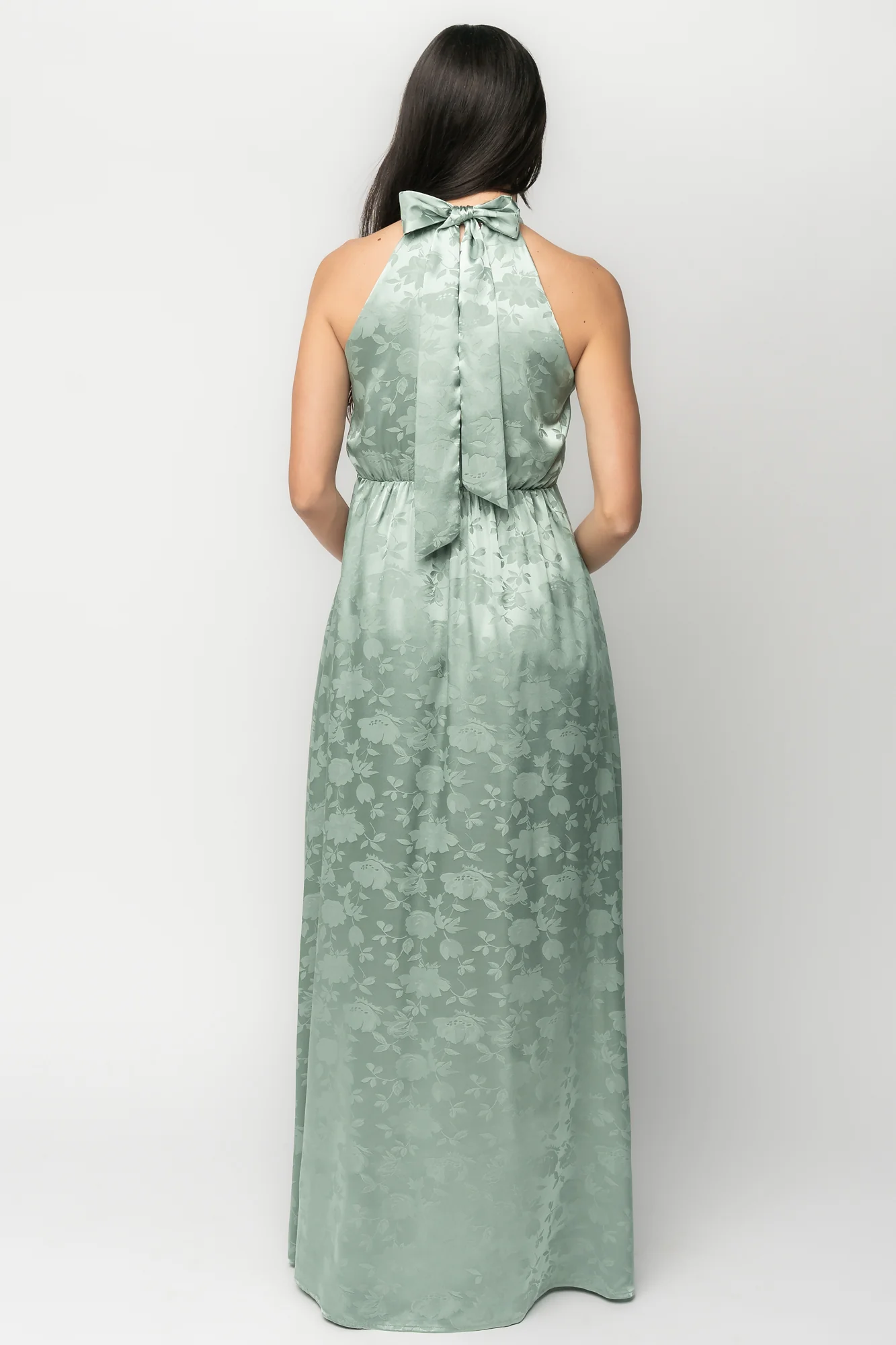 Milan Halter Maxi Dress | Sage 5 Milan Halter Maxi Dress | Sage