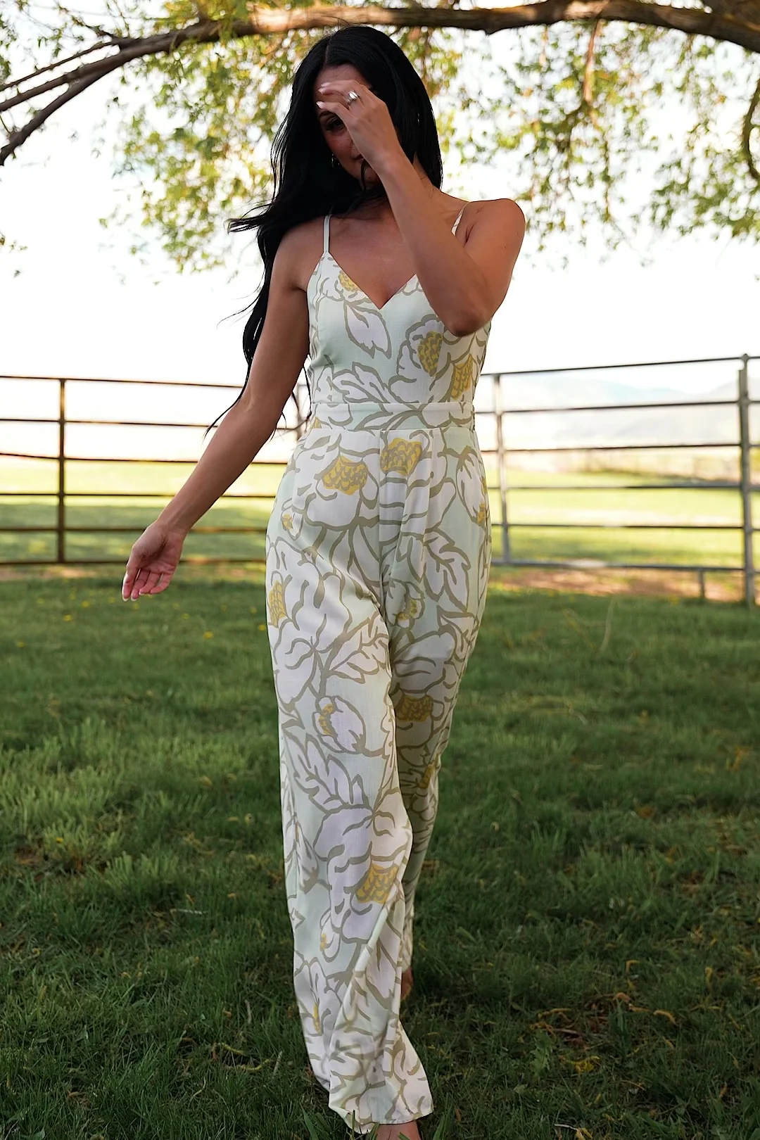 Ember Jumpsuit | Light Sage