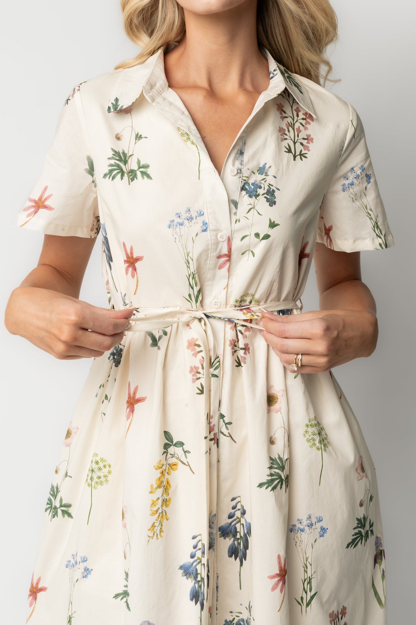 Marley Midi Dress | Ivory + Multi Floral 4 Marley Midi Dress | Ivory + Multi Floral