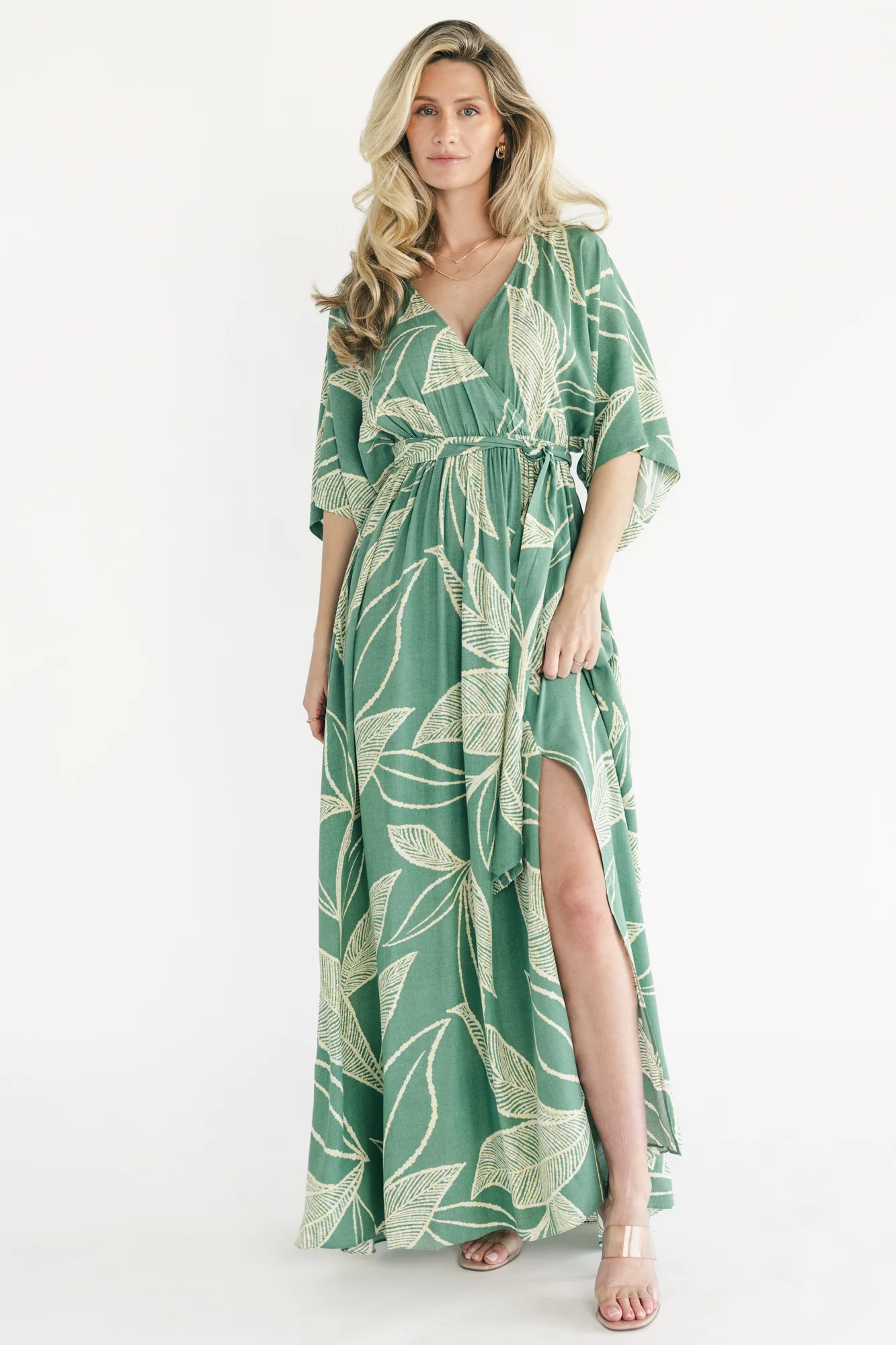 Kalea Maxi Dress | Green + Off White 15 Kalea Maxi Dress | Green + Off White