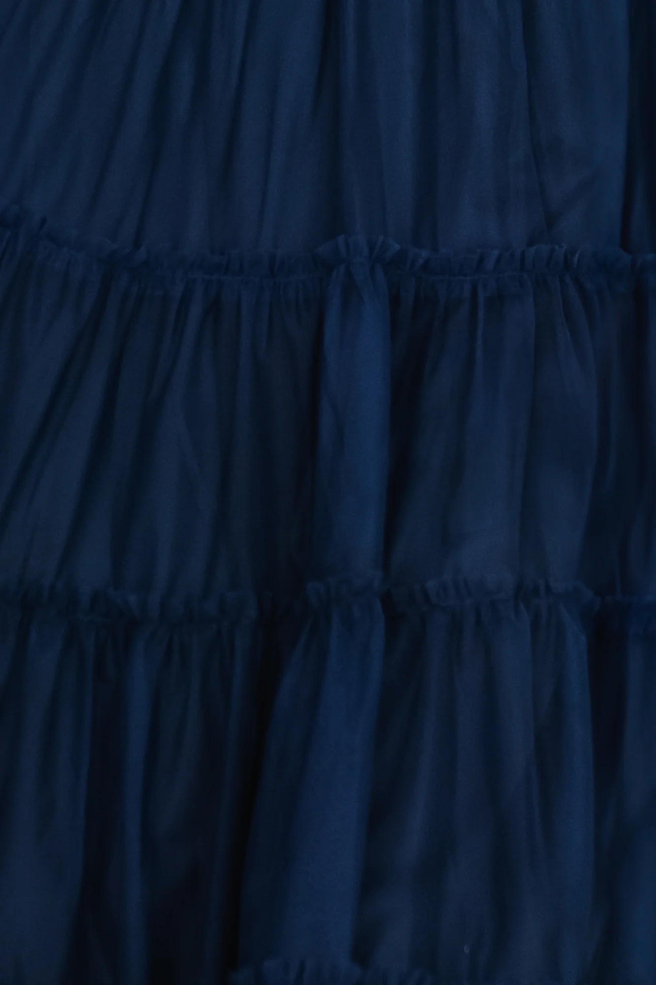 Emma Tulle Fabric Swatch - Navy Sample