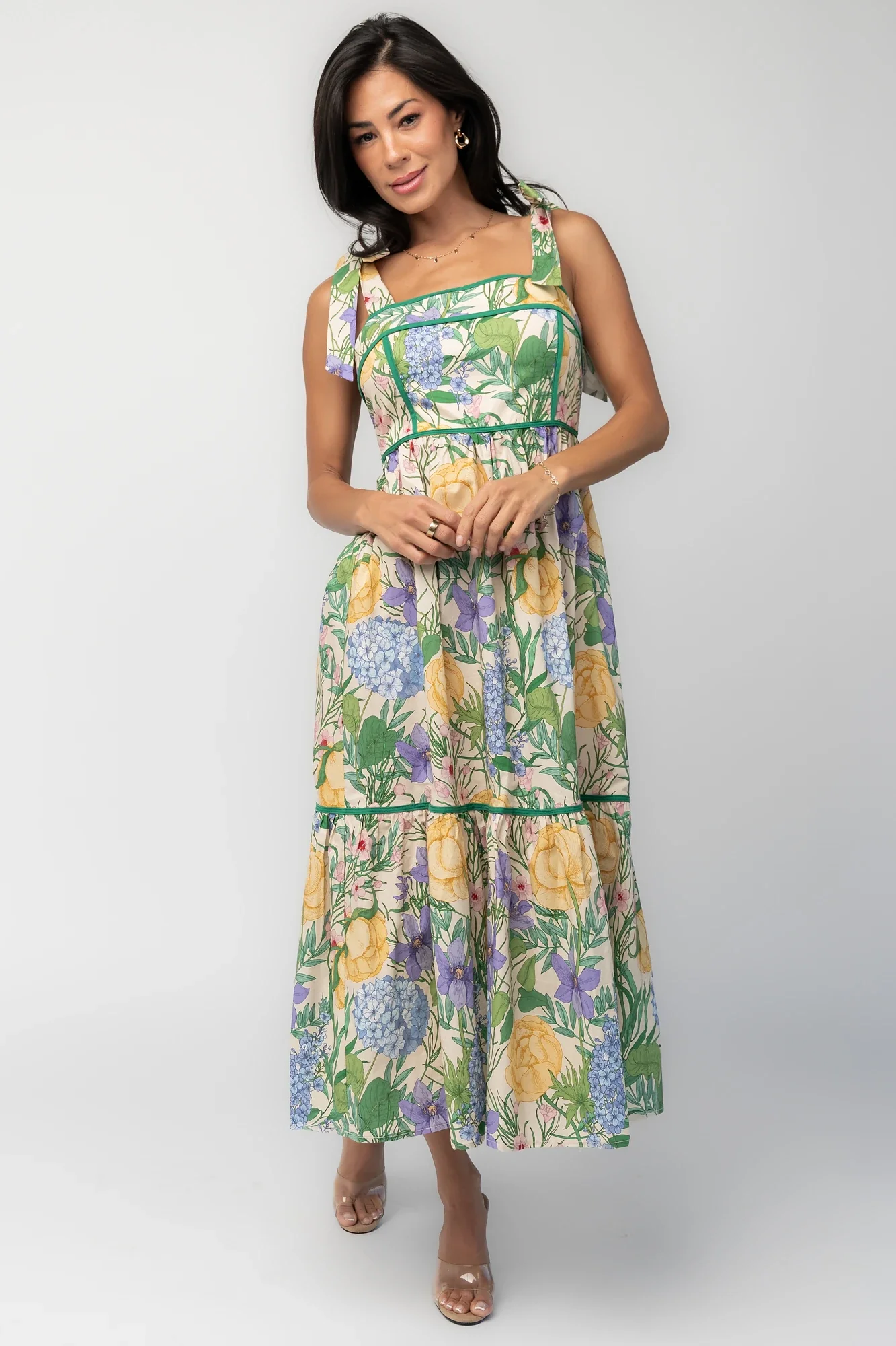 Torres Midi Dress | Multi Floral