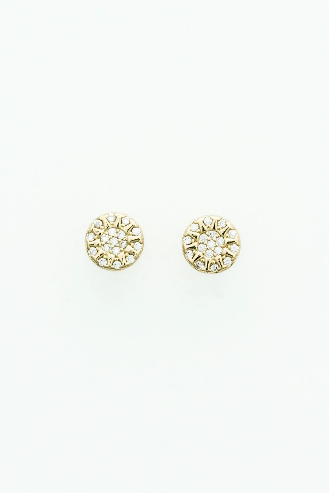 Celestial Stud Earrings - 14K Gold-Dipped Set 5 Celestial Stud Earrings - 14K Gold-Dipped Set
