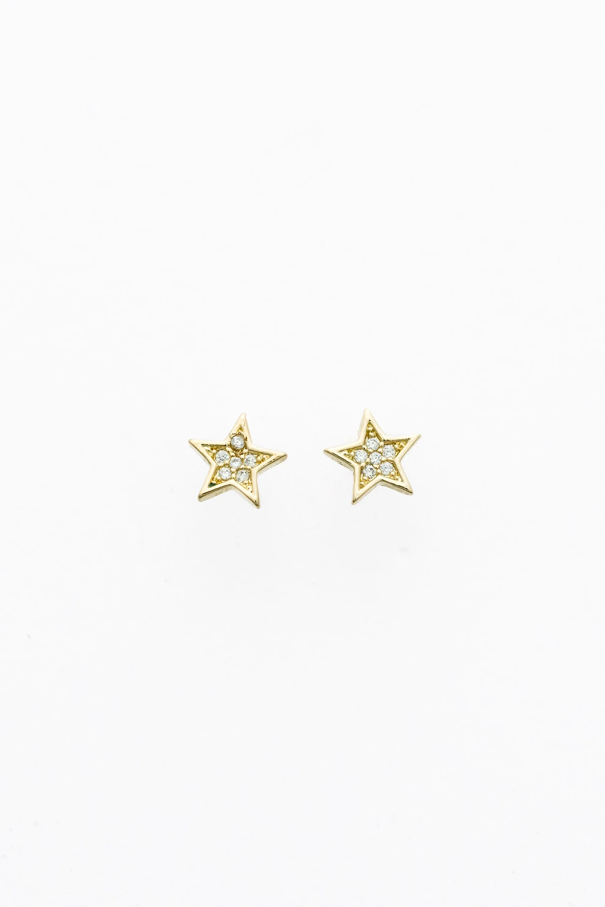 Celestial Stud Earrings - 14K Gold-Dipped Set 6 Celestial Stud Earrings - 14K Gold-Dipped Set