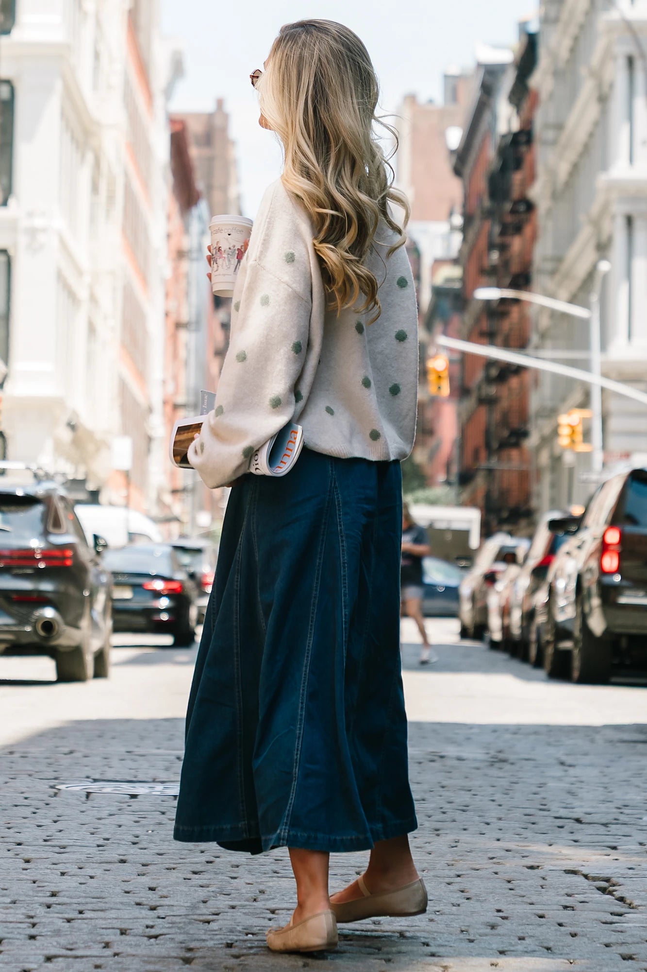 Cece Button Down Denim Skirt | Dark Wash 7 Cece Button Down Denim Skirt | Dark Wash