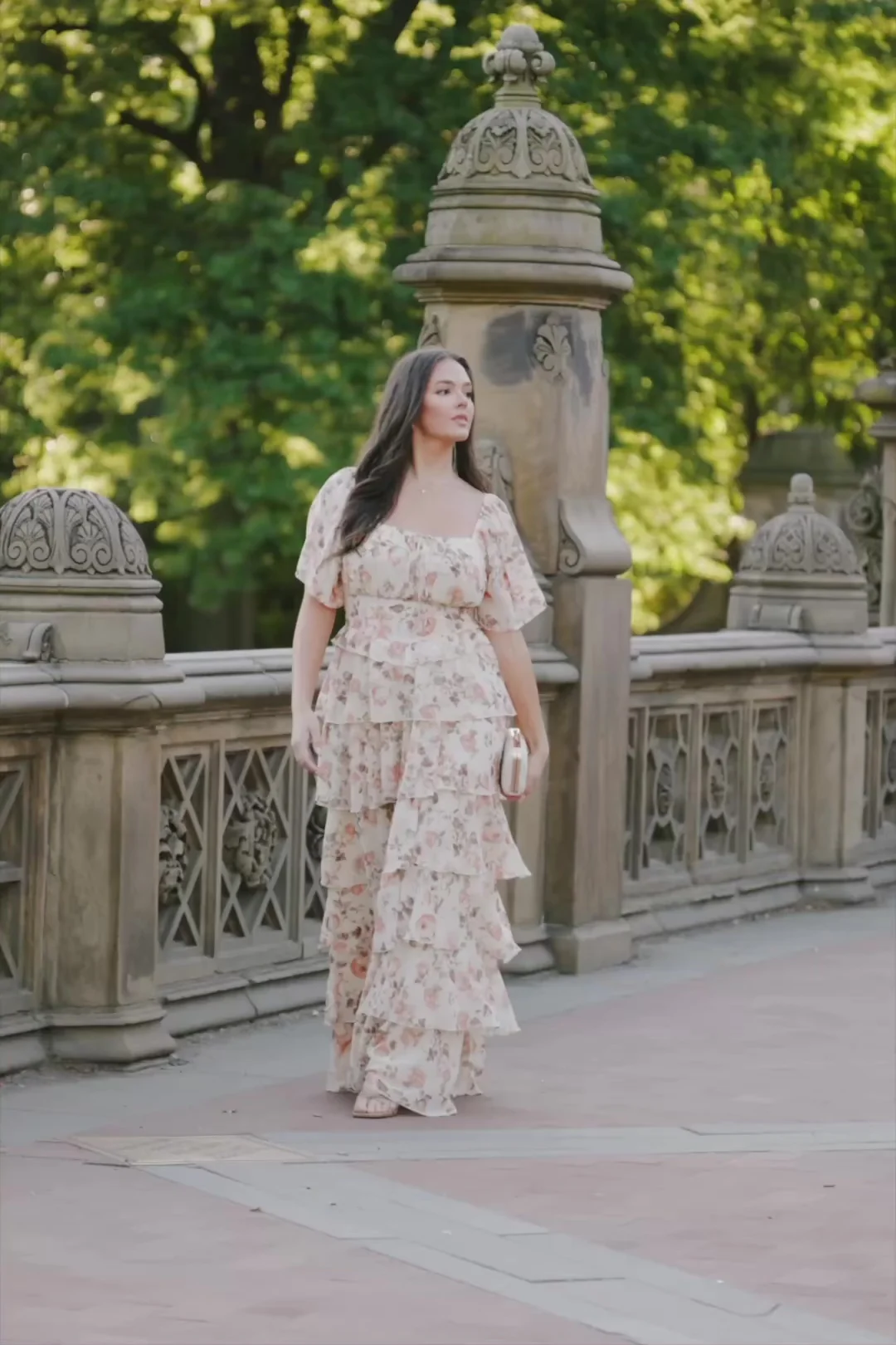 Bliss Tiered Maxi Dress - Vintage Cream