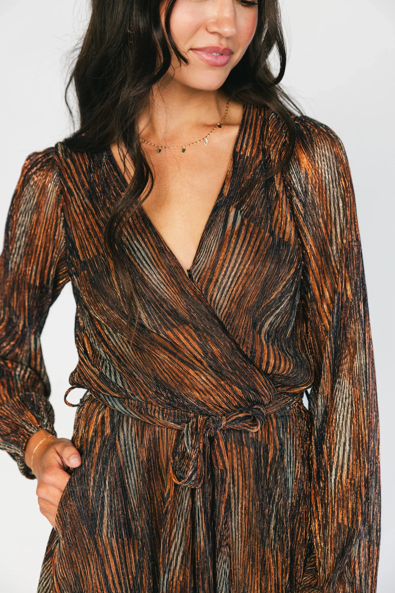 Nightfall Romper | Bronze Shimmer 5 Nightfall Romper | Bronze Shimmer