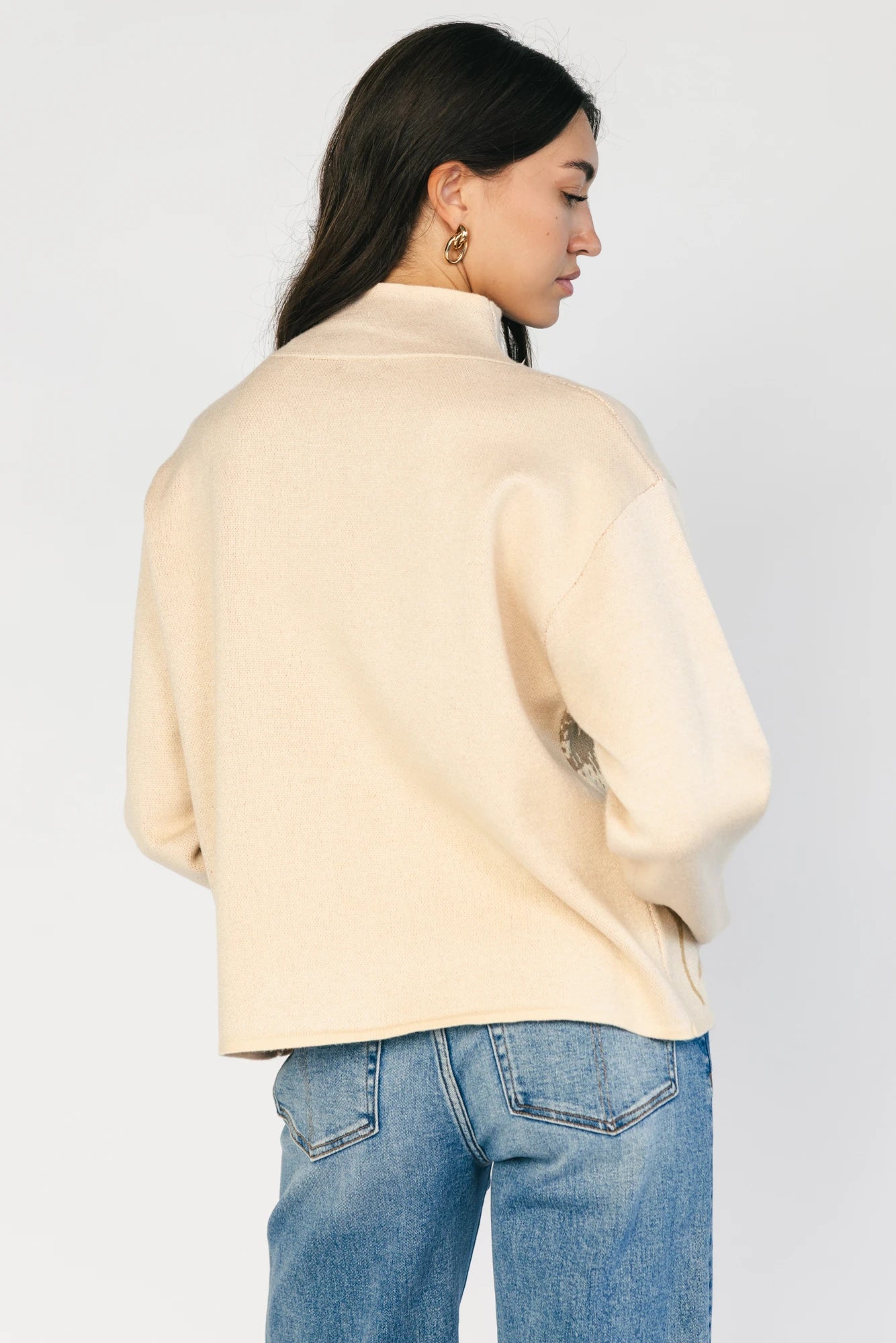 Marlowe Flower Sweater | Natural 5 Marlowe Flower Sweater | Natural