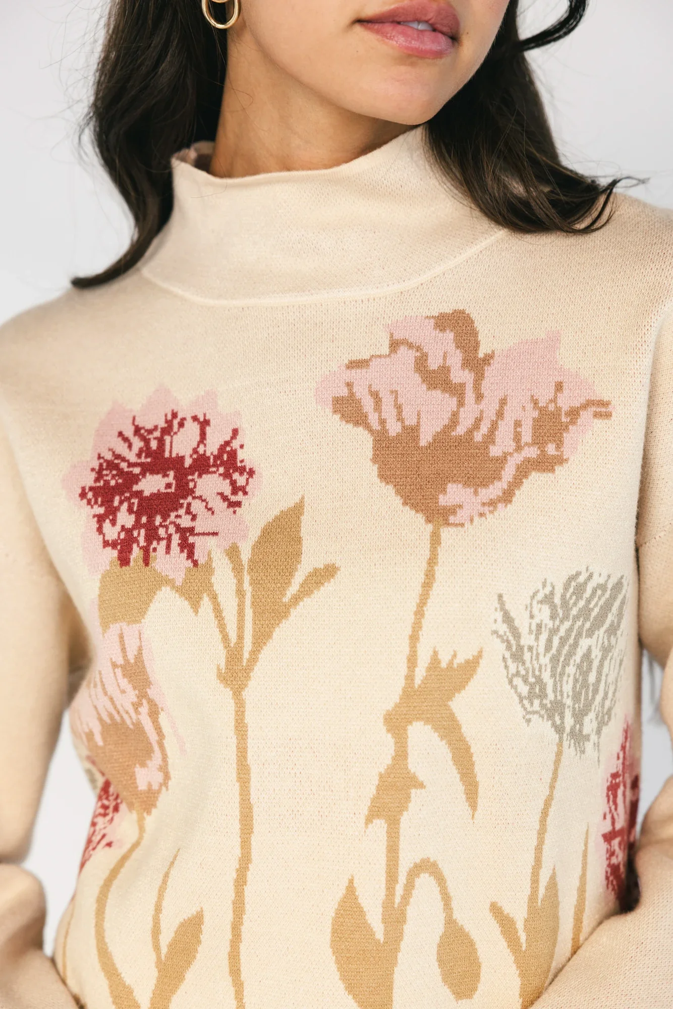 Marlowe Flower Sweater | Natural 7 Marlowe Flower Sweater | Natural