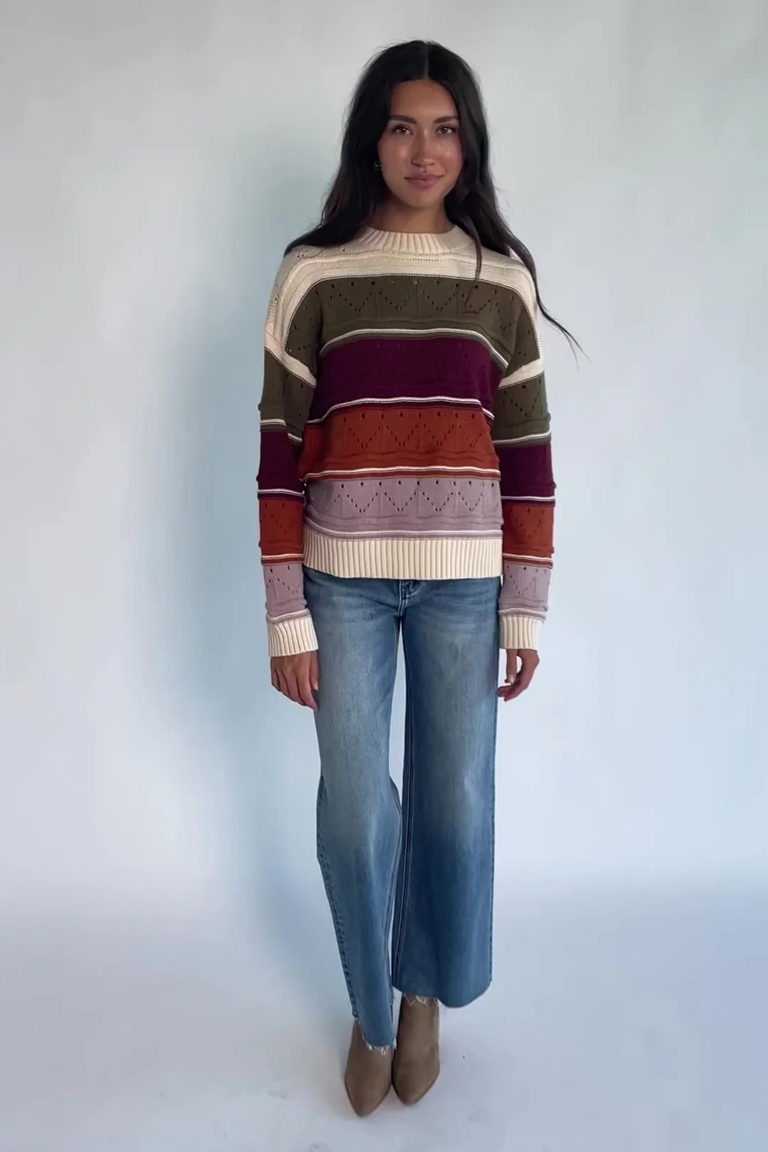 Hanover Sweater | Multi Stripe