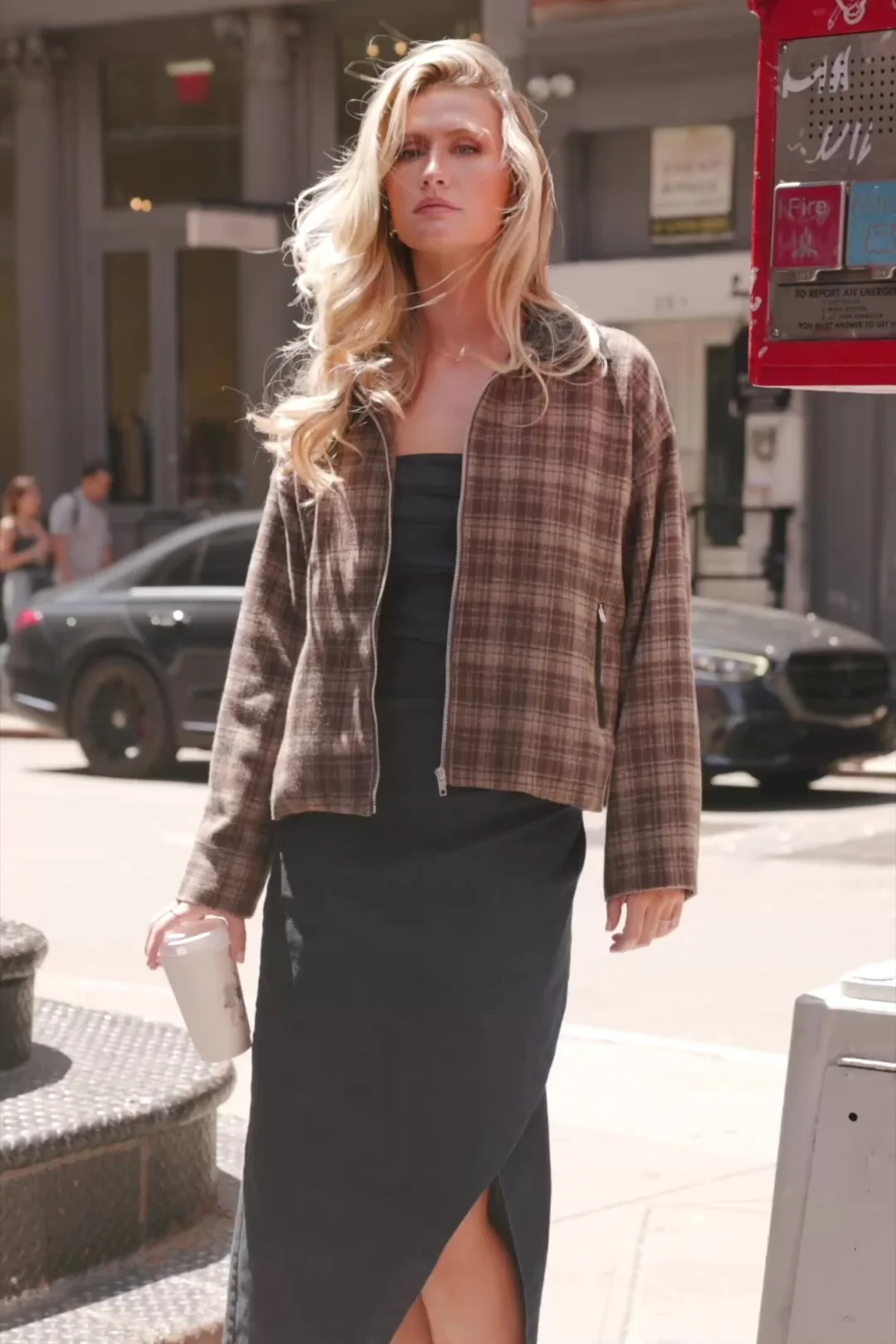 Harvard Jacket | Brown Plaid