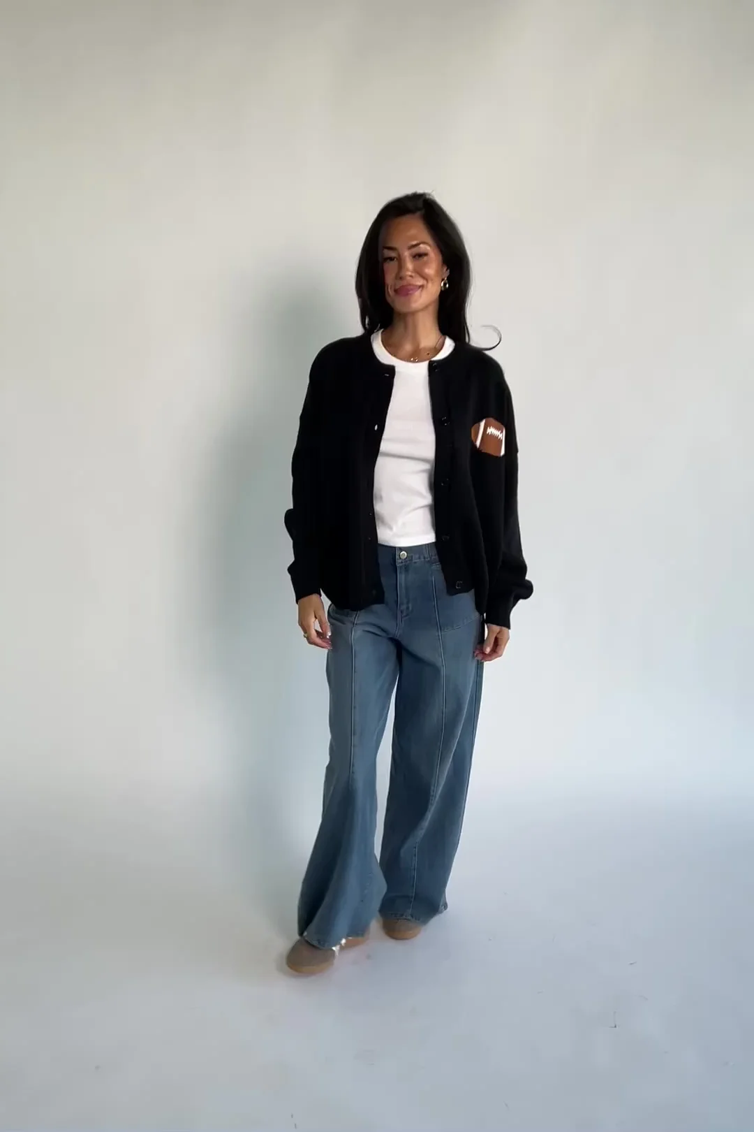 Game Day Cardigan | Black