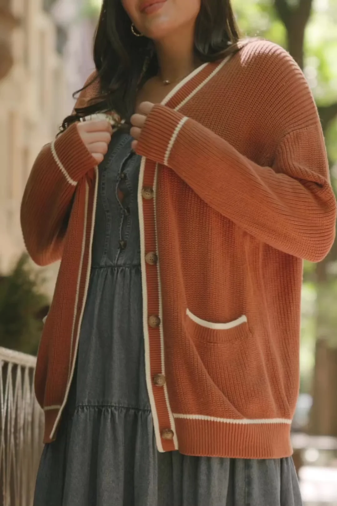 Whitby Cardigan | Spice