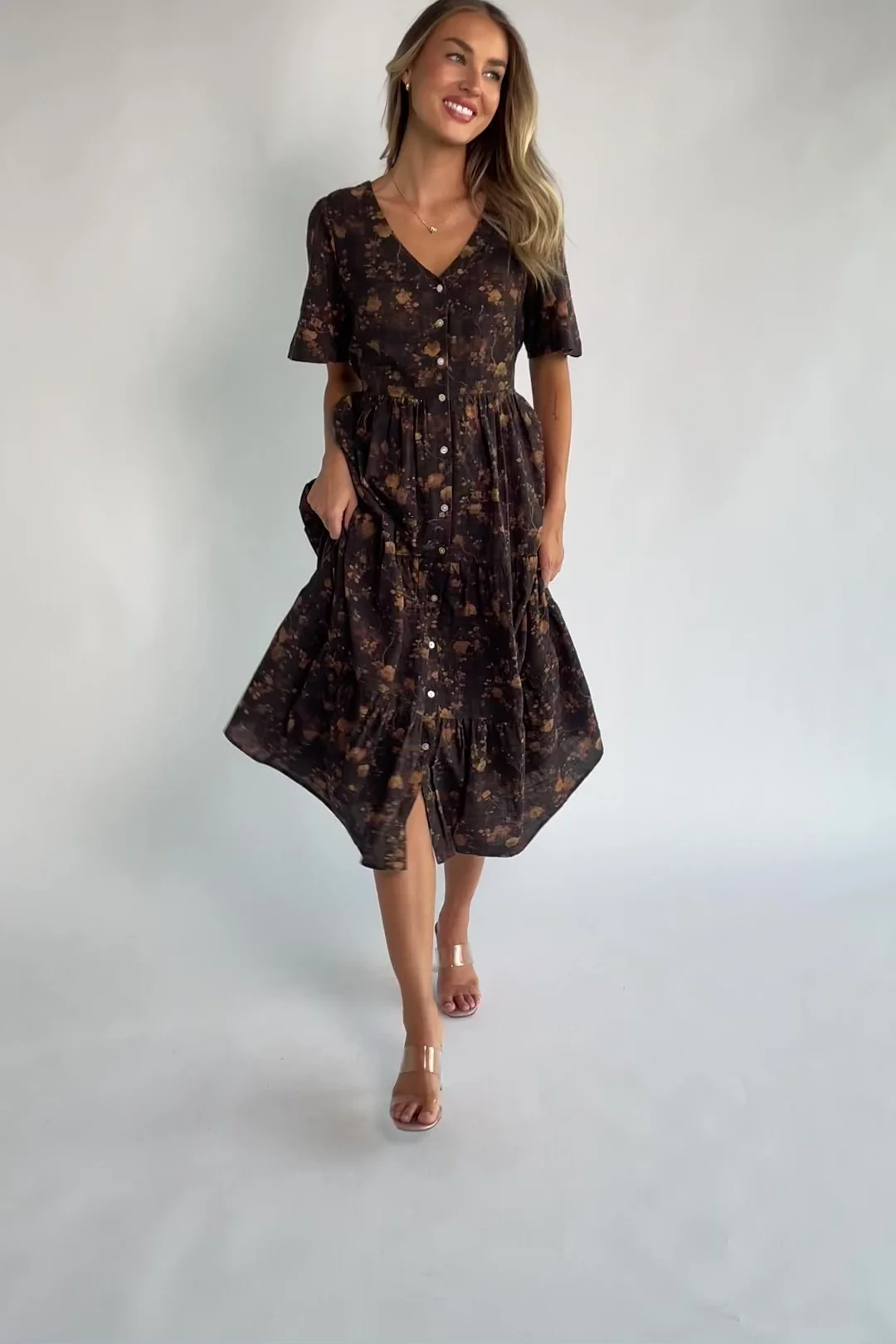 Annelise Midi Dress | Clove Floral