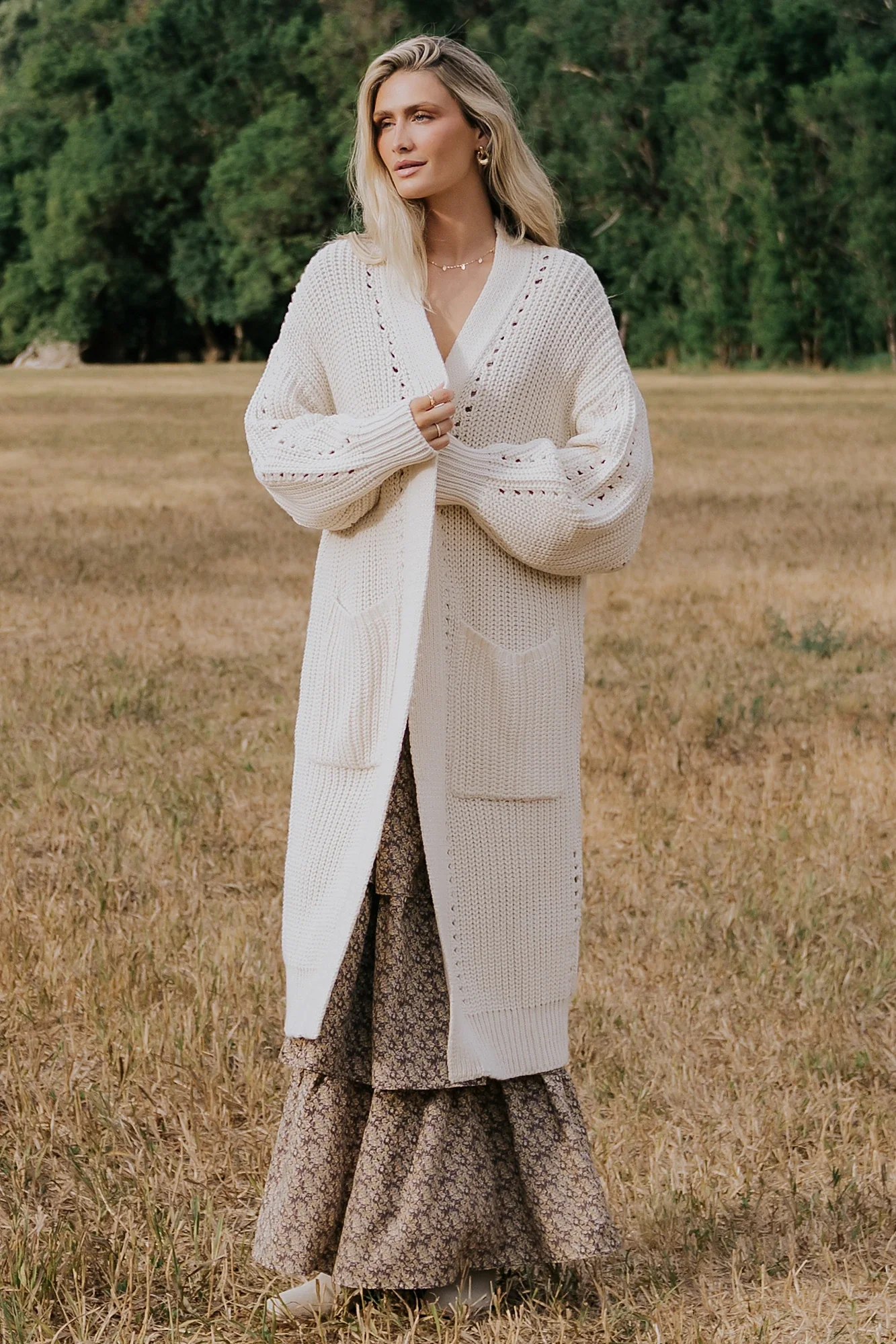 Crosby Knit Cardigan | Natural