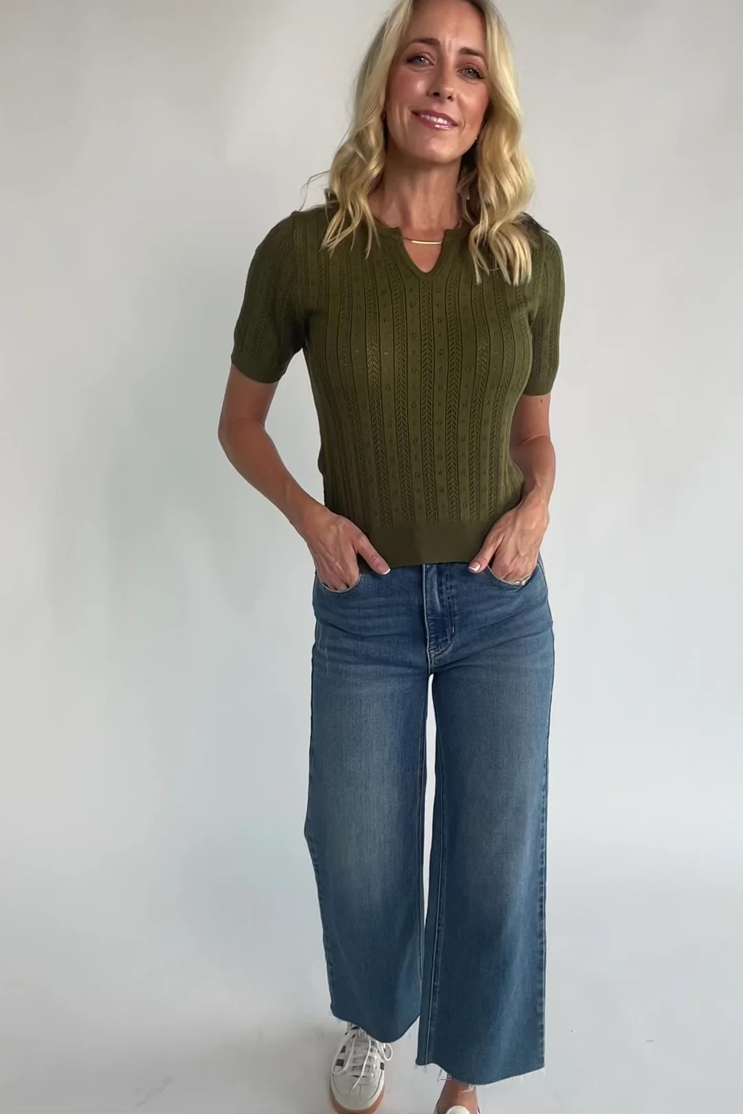 Perry Knit Top | Olive