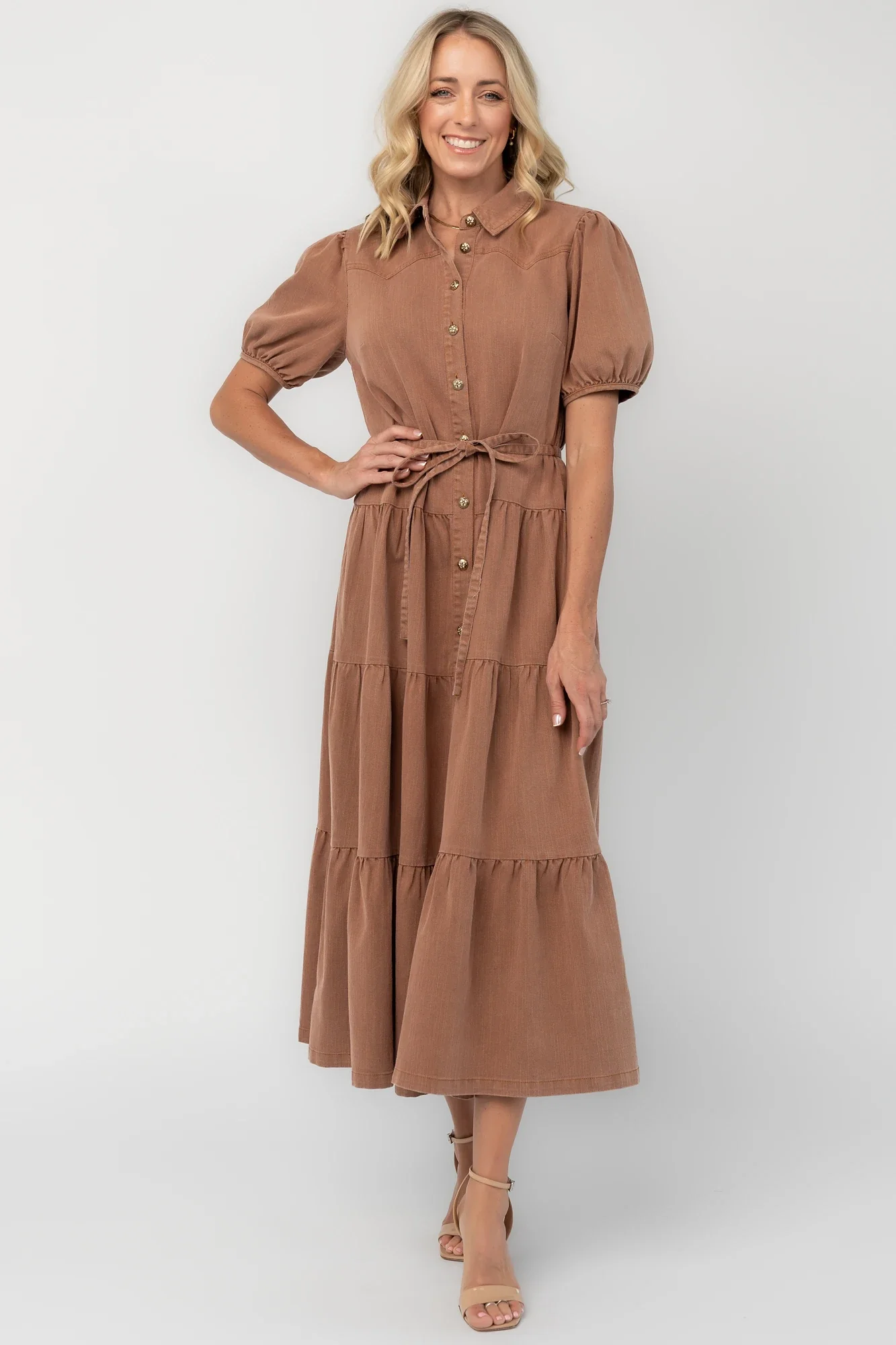 Berlin Button Up Dress | Dusty Mocha 13 Berlin Button Up Dress | Dusty Mocha