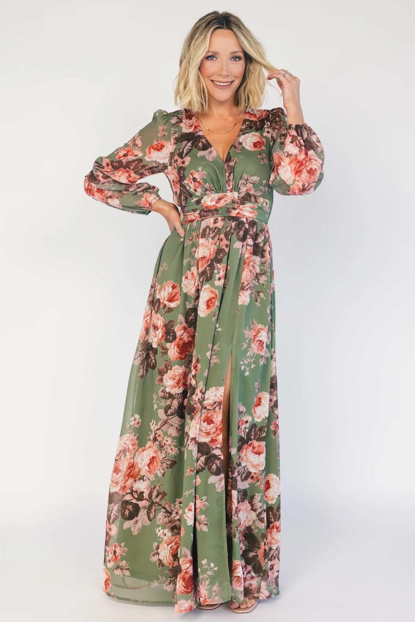 Adira Maxi Dress | Green Floral 3 Adira Maxi Dress | Green Floral