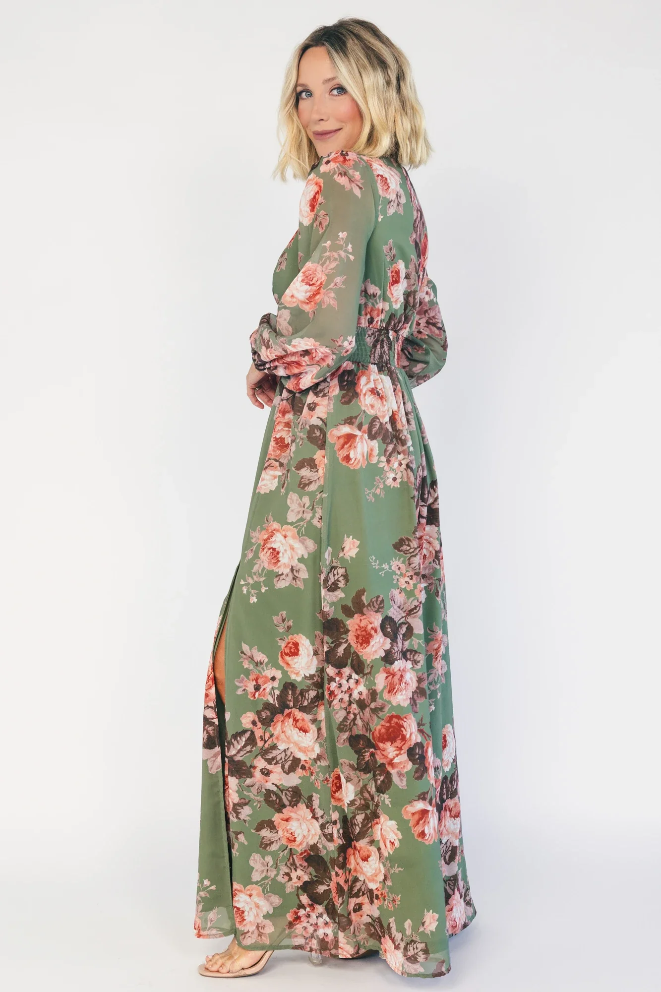 Adira Maxi Dress | Green Floral 5 Adira Maxi Dress | Green Floral