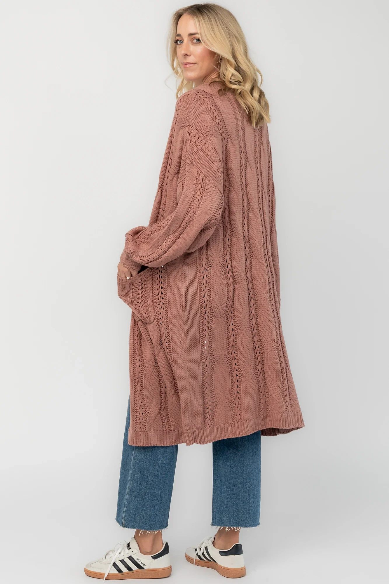 Braxton Cable Knit Cardigan | Dusty Rosewood 7 Braxton Cable Knit Cardigan | Dusty Rosewood