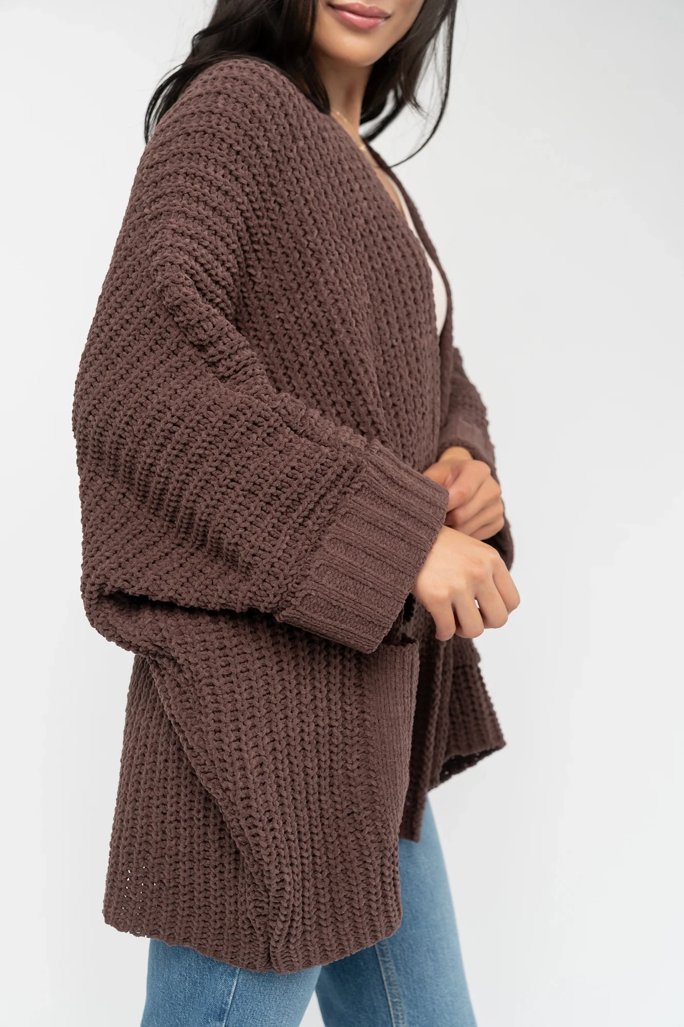 Cybele Oversized Cardigan | Dark Brown 3 Cybele Oversized Cardigan | Dark Brown