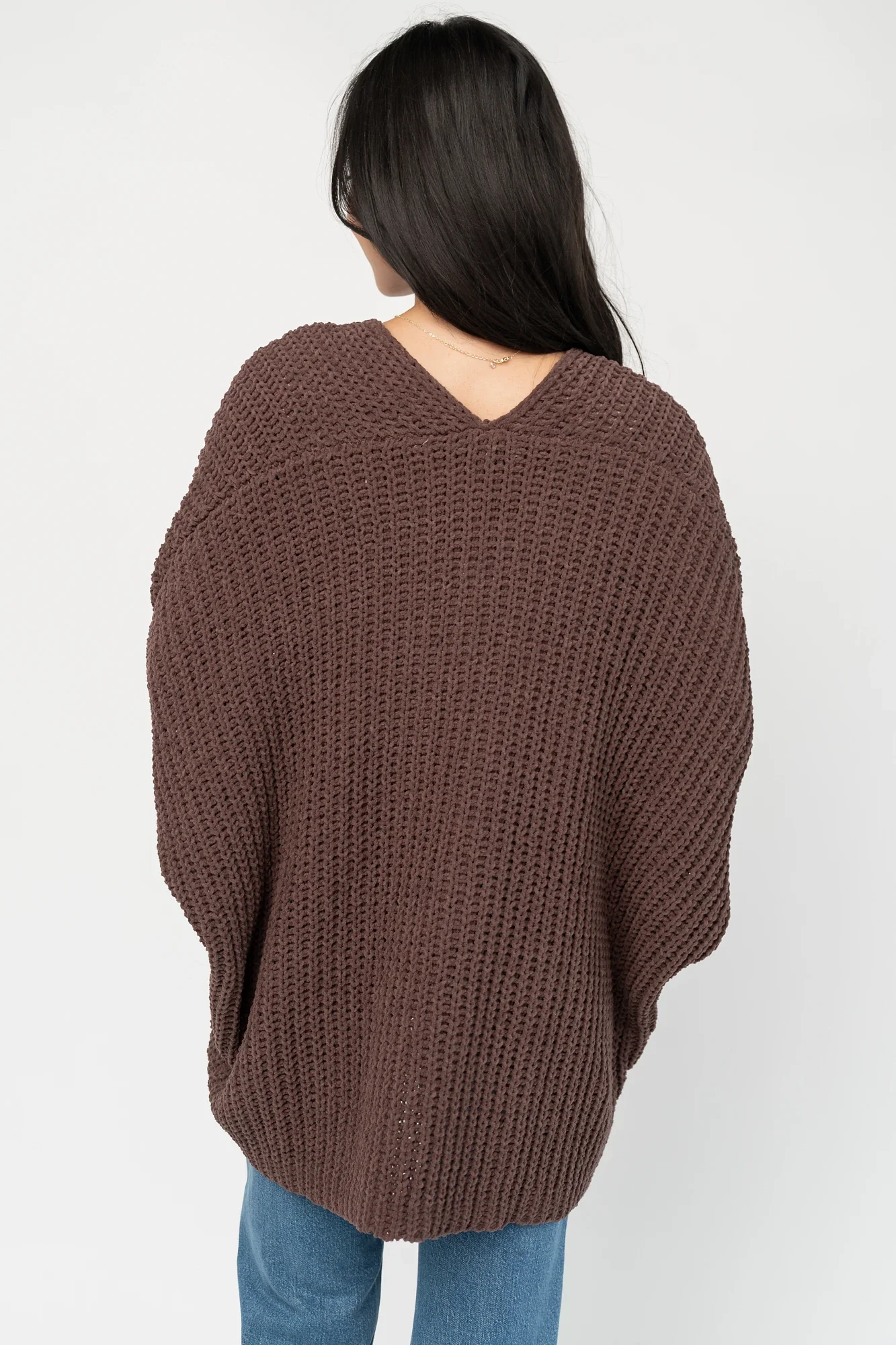 Cybele Oversized Cardigan | Dark Brown 5 Cybele Oversized Cardigan | Dark Brown