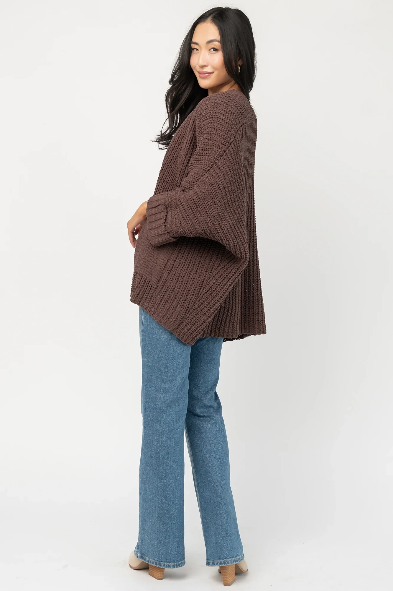 Cybele Oversized Cardigan | Dark Brown 6 Cybele Oversized Cardigan | Dark Brown